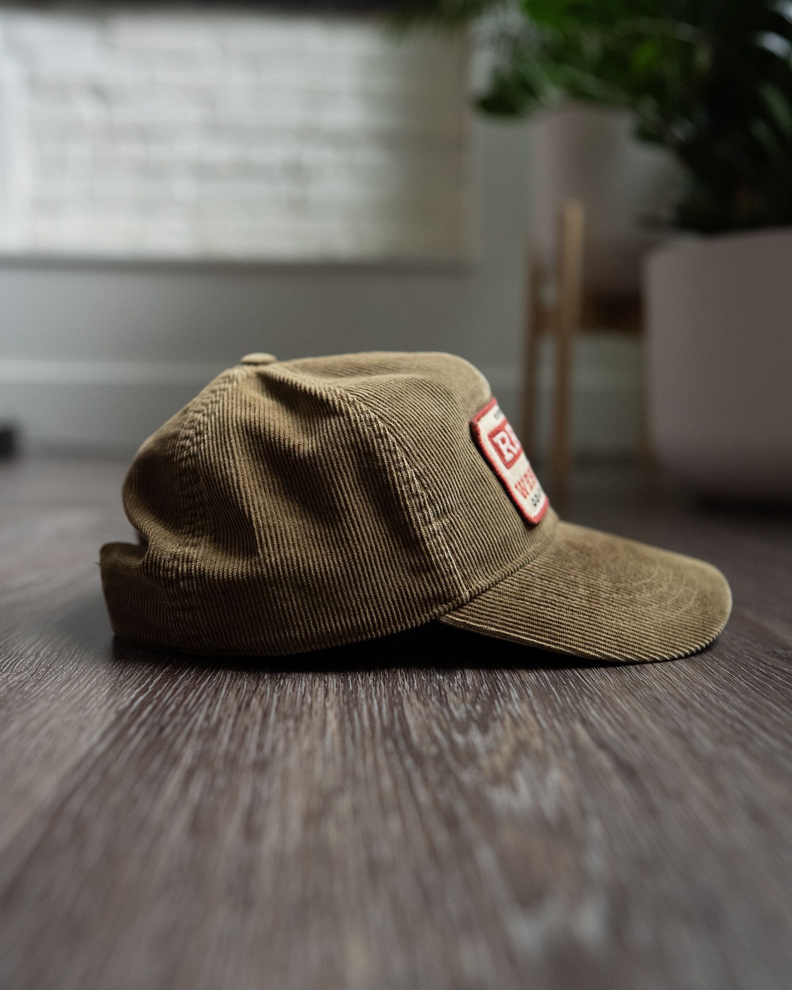 RRL Ralph Lauren Western Patch Cap in Tan Corduroy Size ONE SIZE - 3 Thumbnail