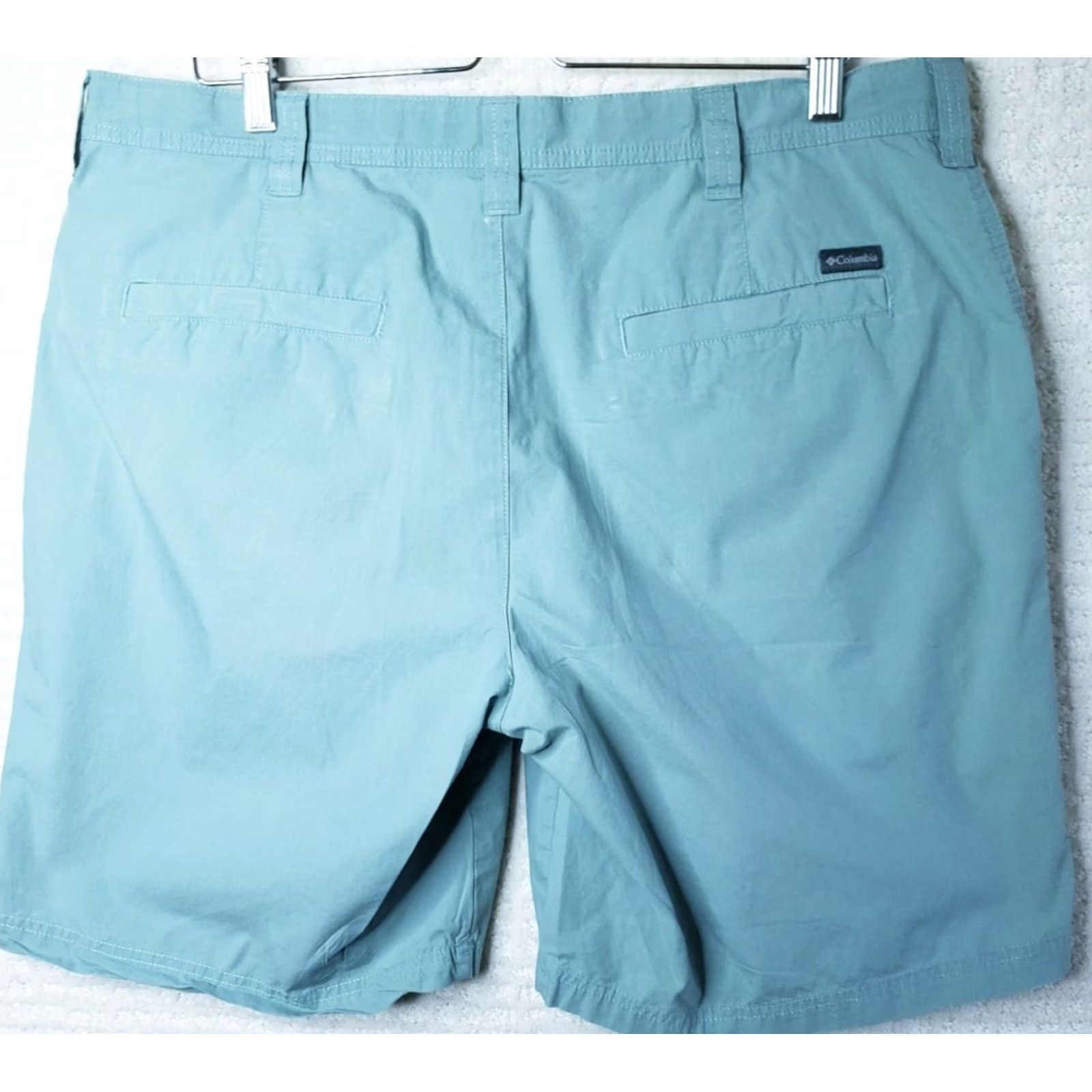 Vintage Columbia Men Regular Cotton Blend Outdoor Utility Shorts - Size 38 x 10 Green Size US 38 / EU 54 - 4 Thumbnail