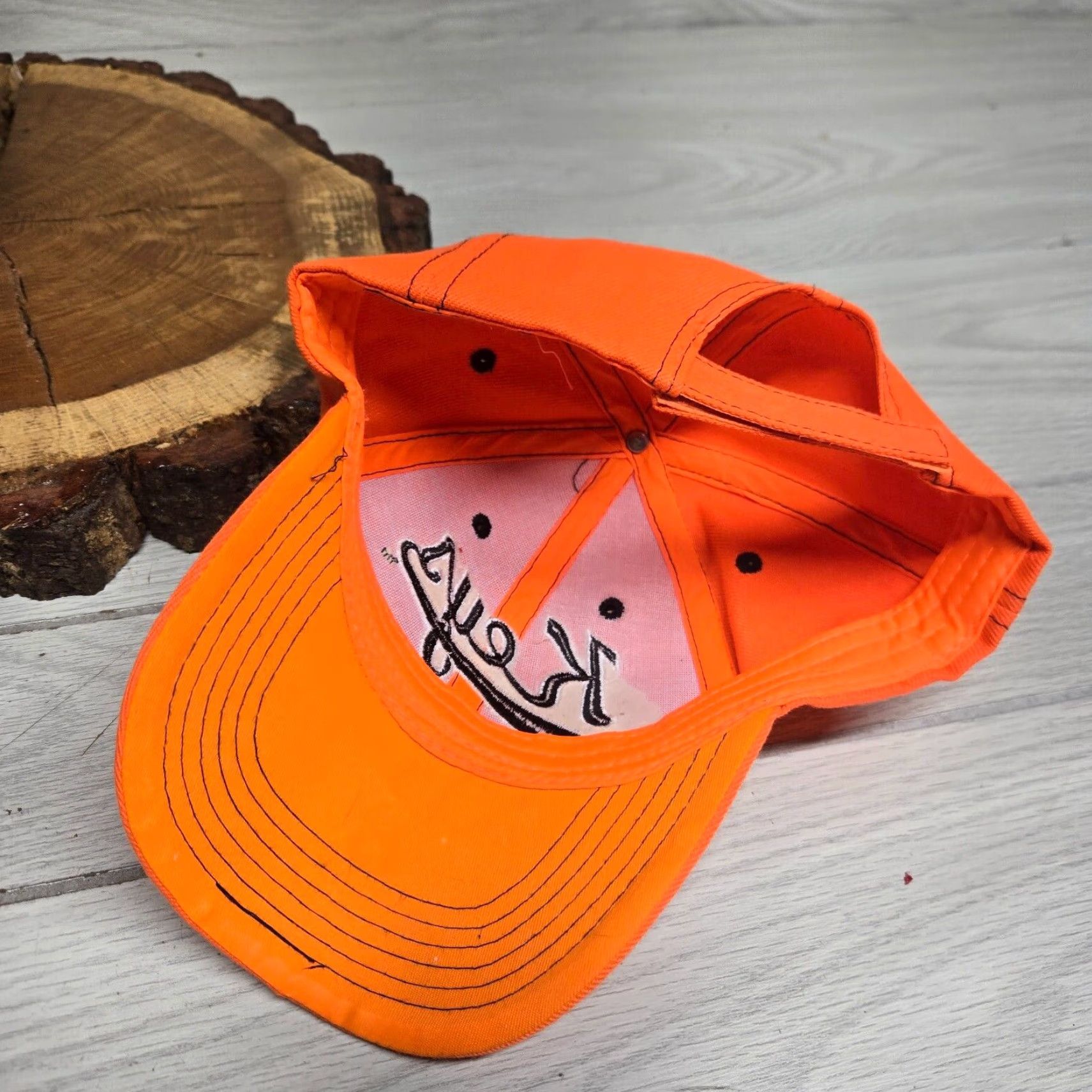 Vintage VINTAGE Florida Keys Orange Baseball Cap Adjustable Strapback Men Adult Size ONE SIZE - 5 Thumbnail