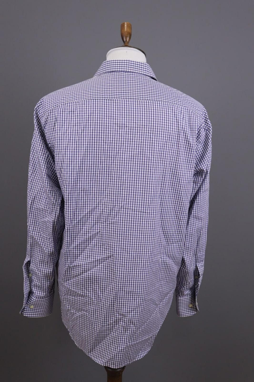 Eton Vintage Eton Sweden Blue Check Button Down Shirt Size 16 41 Size US M / EU 48-50 / 2 - 12 Thumbnail