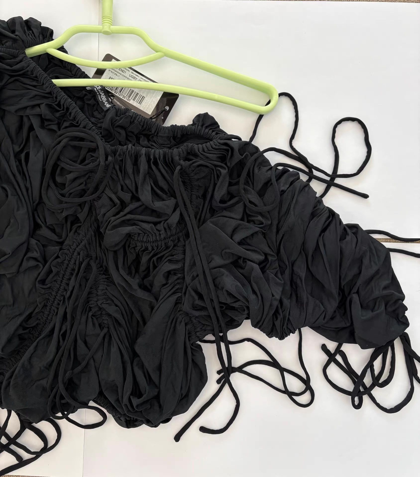 Dolce & Gabbana Dolce & Gabbana (DG) 2003SS Lace-Up Draped Top Ｑ21 Size M / US 6-8 / IT 42-44 - 3 Thumbnail