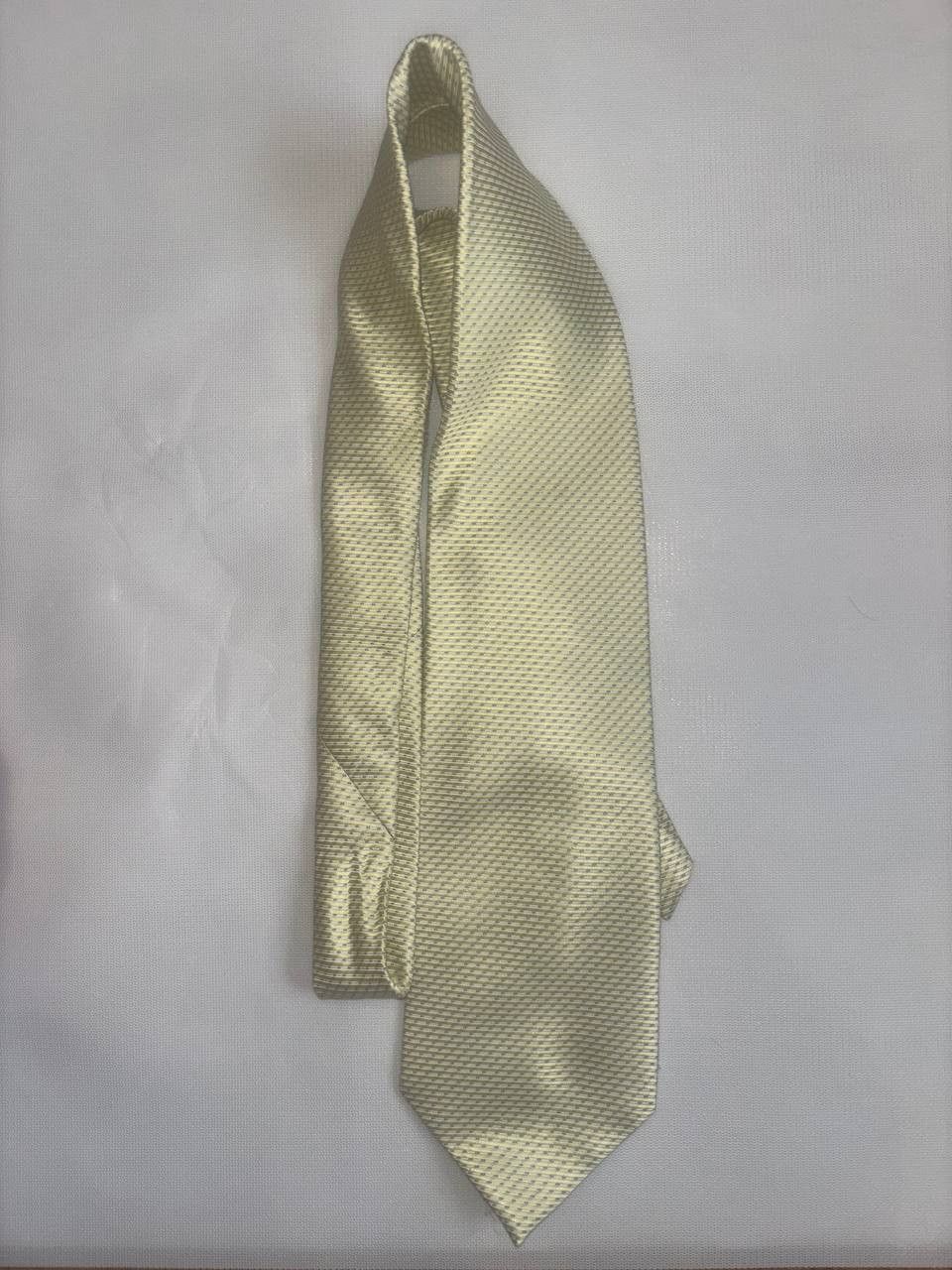 Giorgio Armani GIORGIO ARMANI 100% Silk Necktie tie yellow Made in Italy Size ONE SIZE - 6 Thumbnail