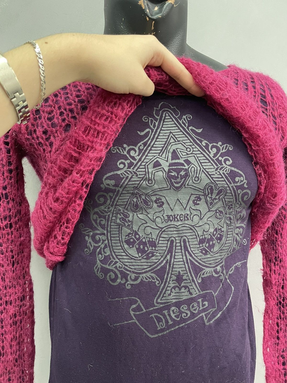Diesel Mohair mesh sweater y2k diesel JPG style retro style Size S / US 4 / IT 40 - 5 Thumbnail