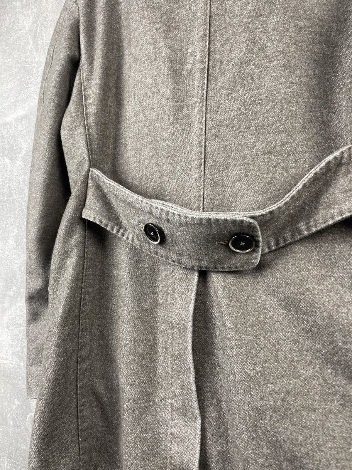 L.B.M. 1911 L.B.M. 1911 Wool Classic Double Breasted Italian Belted Coat Size US L / EU 52-54 / 3 - 11 Thumbnail