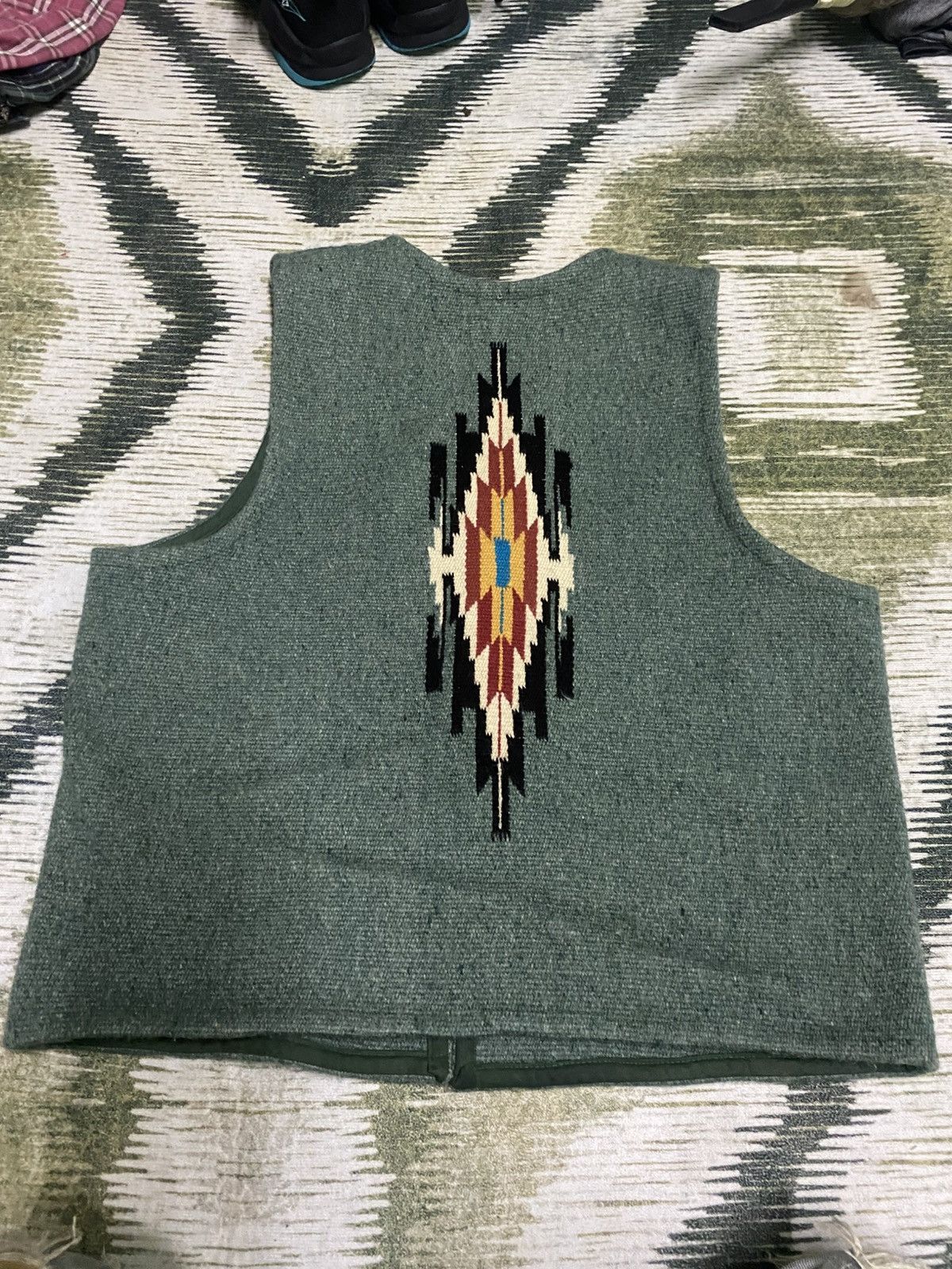 Other × Vintage TRUJILLO'S CHIMAYO VEST JOHN R HANDMADE Size 38L - 3 Thumbnail