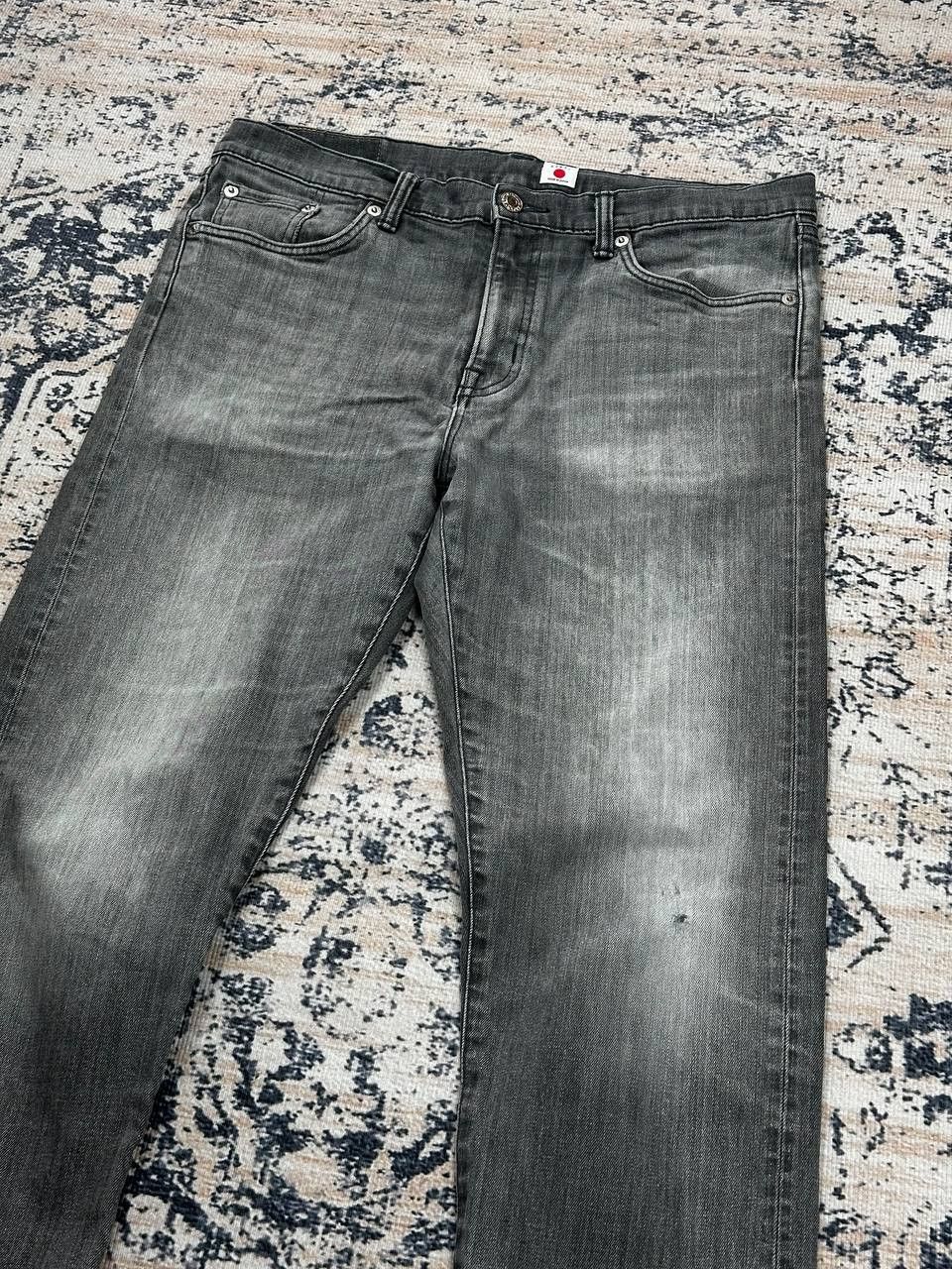 Edwin Edwin Made in Japan Grey Ripped Jeans Size 31 Size US 31 - 3 Thumbnail