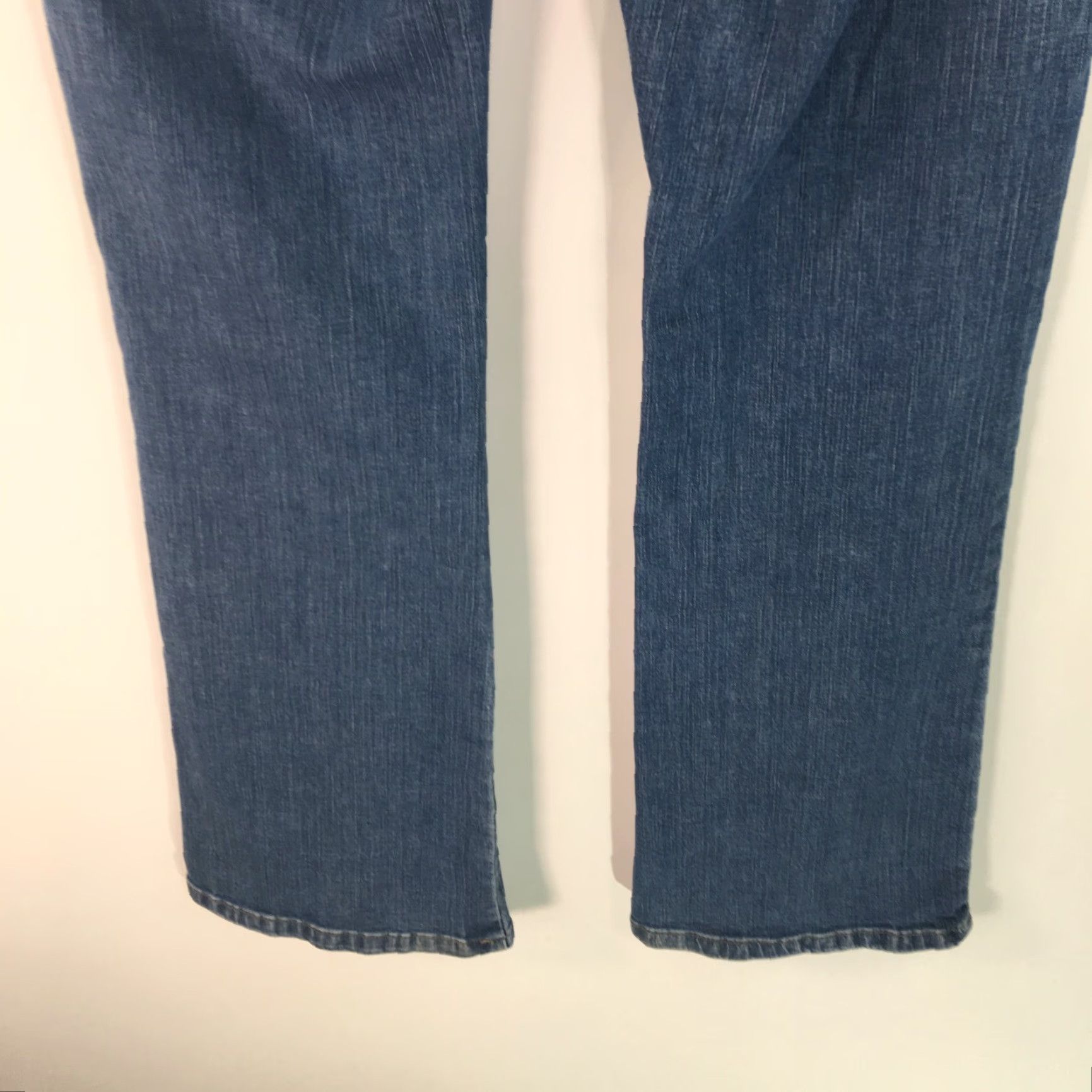 Lee Lee Women Jeans Straight Lower Waist 30x30 Blue 8 Short Denim 5-Pocket Regular Rise Medium Cuff 9in Vintage No US Seller Size 30" / US 8 / IT 44 - 6 Thumbnail