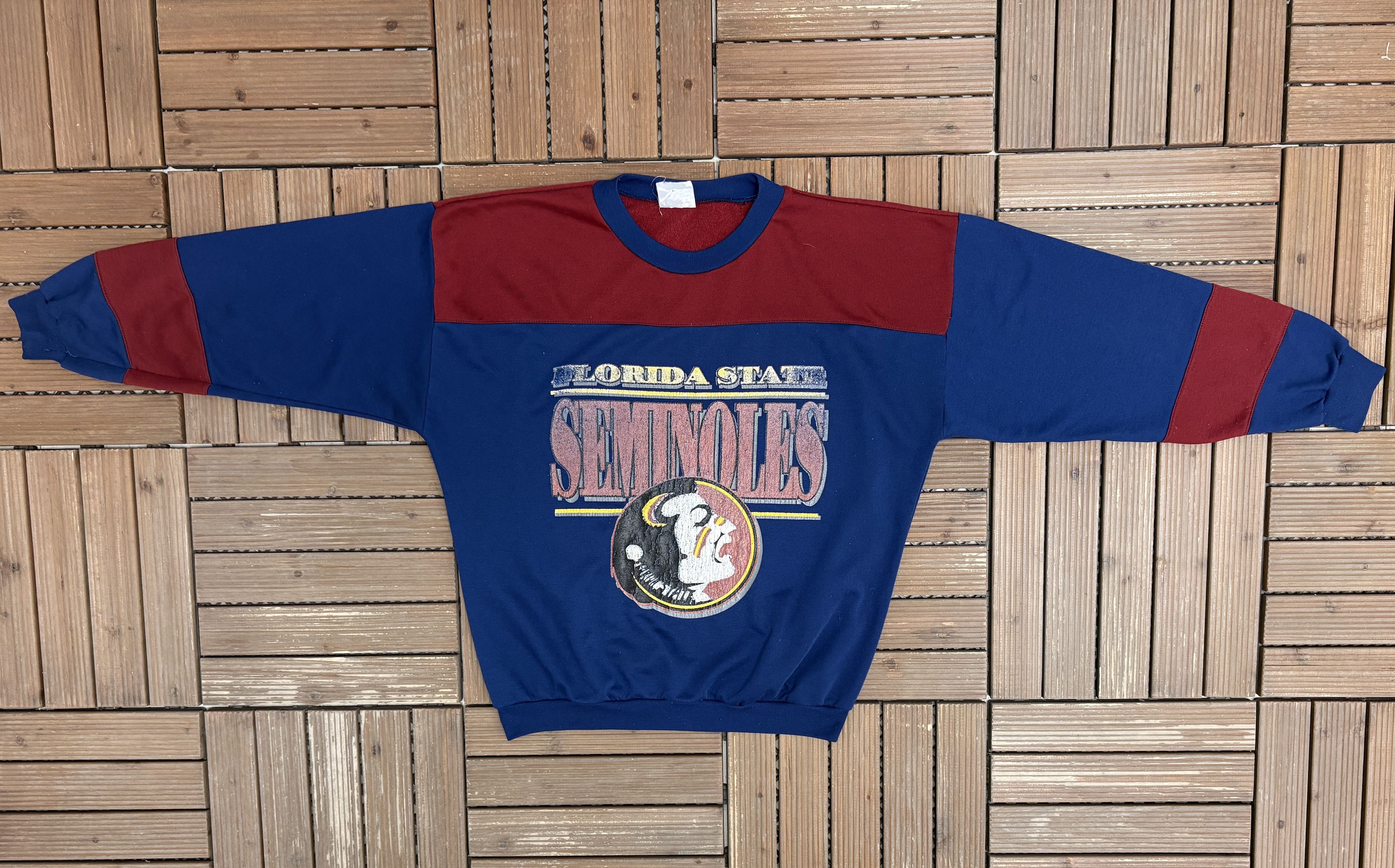 Vintage Florida State Seminoles Vintage Blue Crewneck Sweater Size US M / EU 48-50 / 2 - 4 Thumbnail