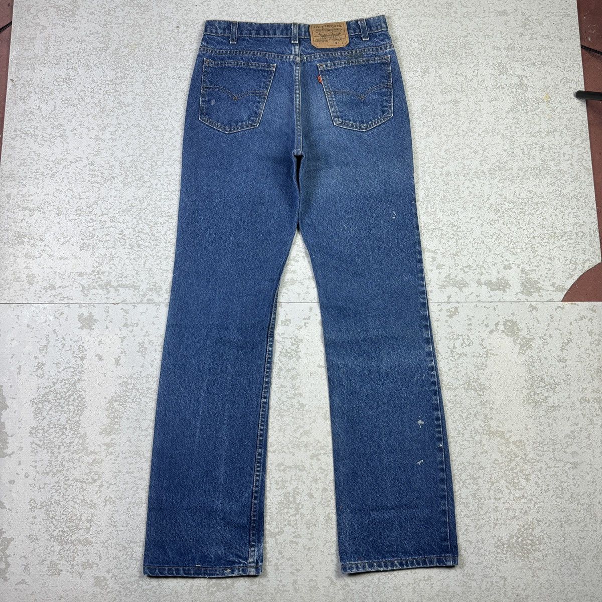 If Six Was Nine Vintage 80s Levis 517 Orange Tab Flared Denim Pant Size US 30 / EU 46 - 6 Thumbnail