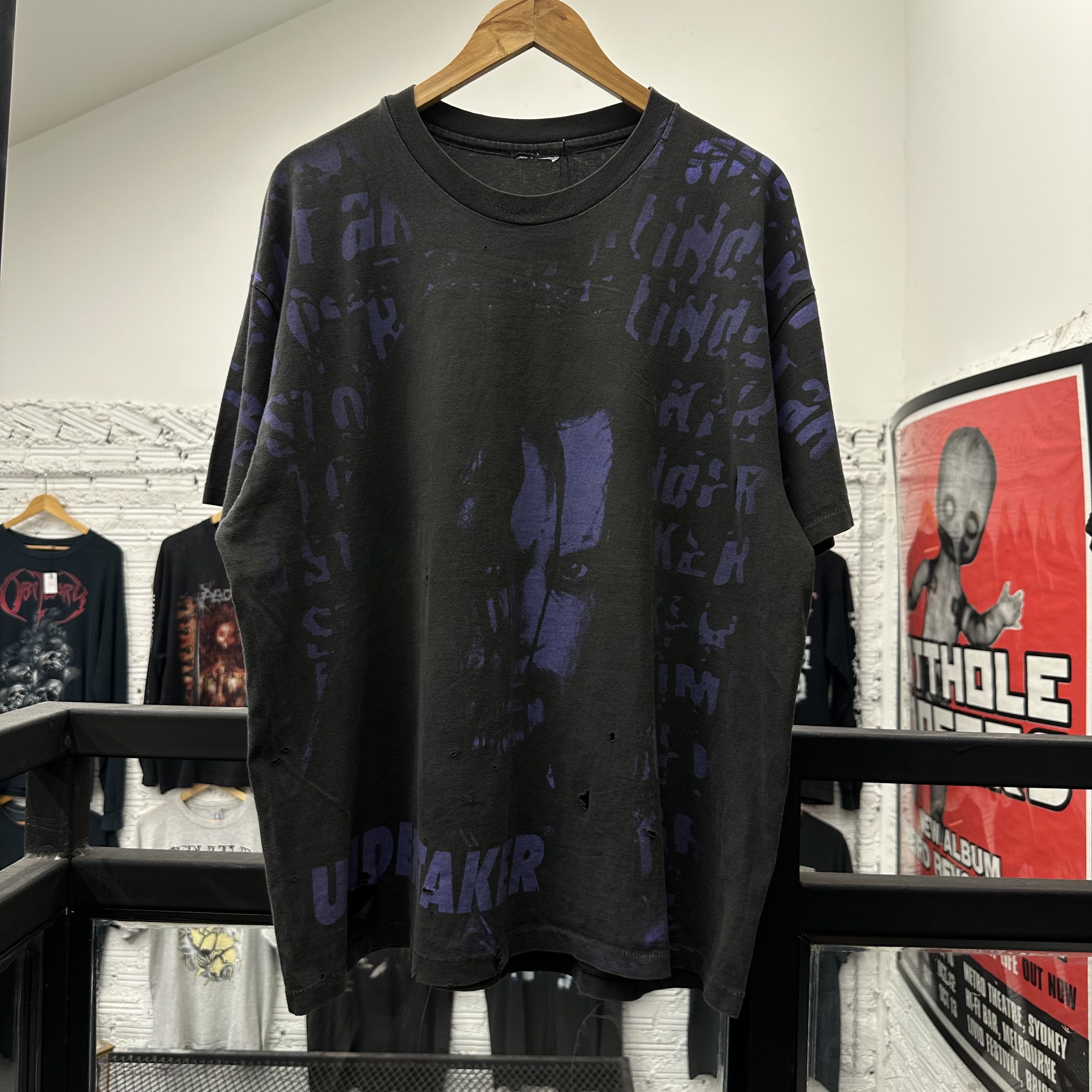 WWF THE UNDERTAKER WWF Vintage 90s All Overprint Shirt Size US XL / EU 56 / 4 - 1 Thumbnail