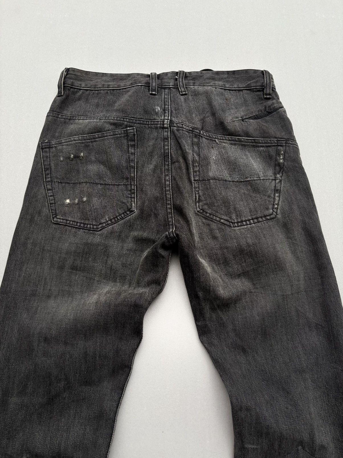 Japanese Brand Fiberops lace up flare jeans Size US 29 - 5 Thumbnail