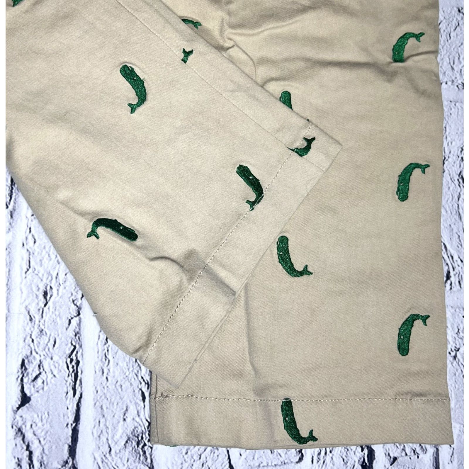 Vintage VINTAGE Woodies Pants Mens Chino Casual Regular Beige Khaki 37 34 Inseam Flat Front Button Zip Lined Cotton Wool? Size US 37 - 7 Thumbnail