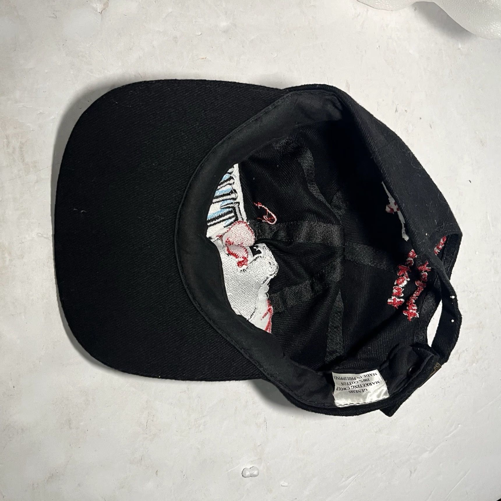 Vintage VINTAGE TVKO Knockout Entertainment Boxing Hat Cap Baseball Cap Unisex Adults One Size Black Genesis Marketing Group Men’s Women’s Baseball Cap Size ONE SIZE - 6 Thumbnail