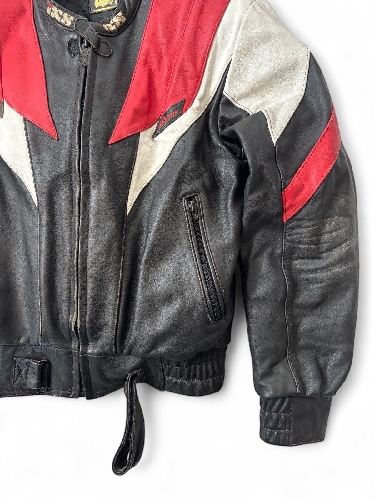 Vintage Vintage IXS Racing Leather Jacket Size US XL / EU 56 / 4 - 6 Thumbnail