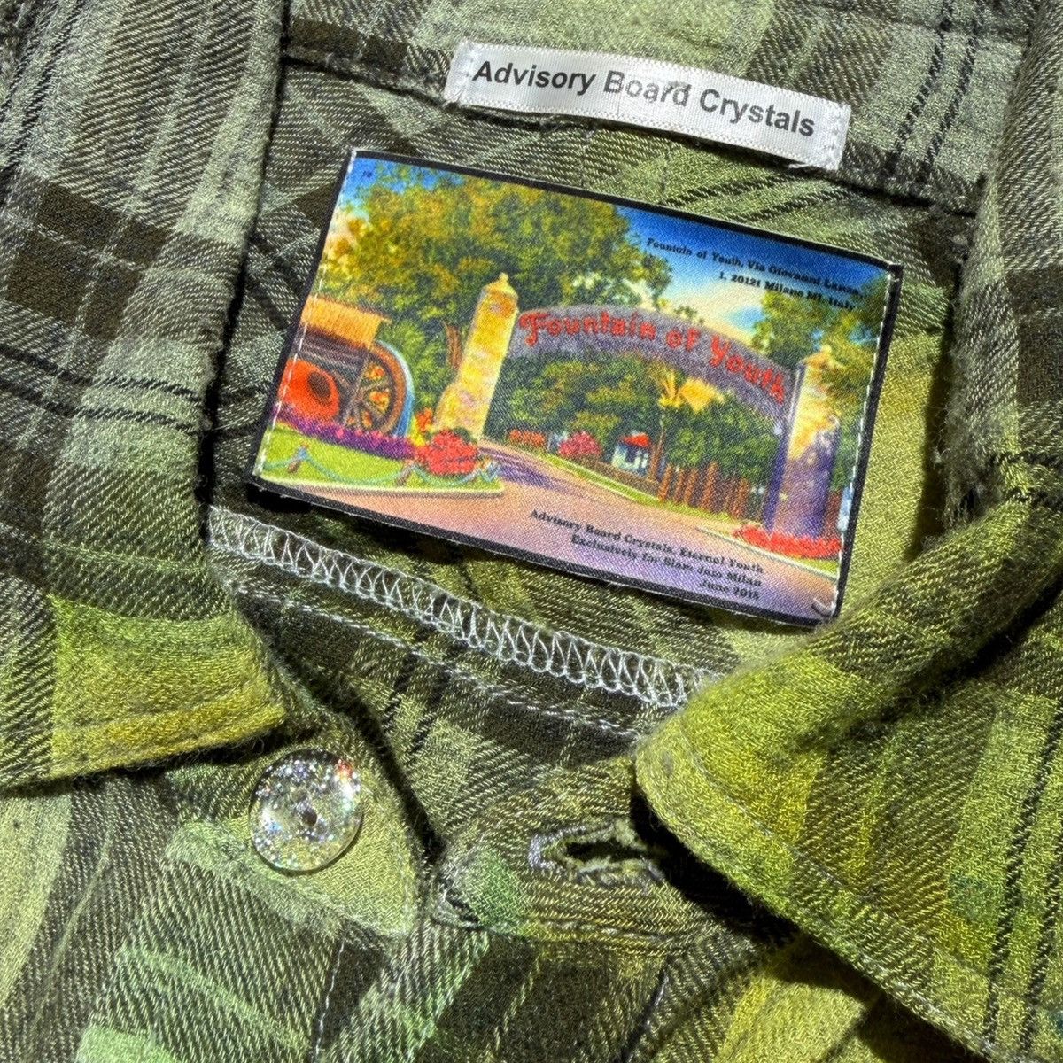 Advisory Board Crystals Crystal infused Dyed plaid flannel Size US L / EU 52-54 / 3 - 4 Thumbnail