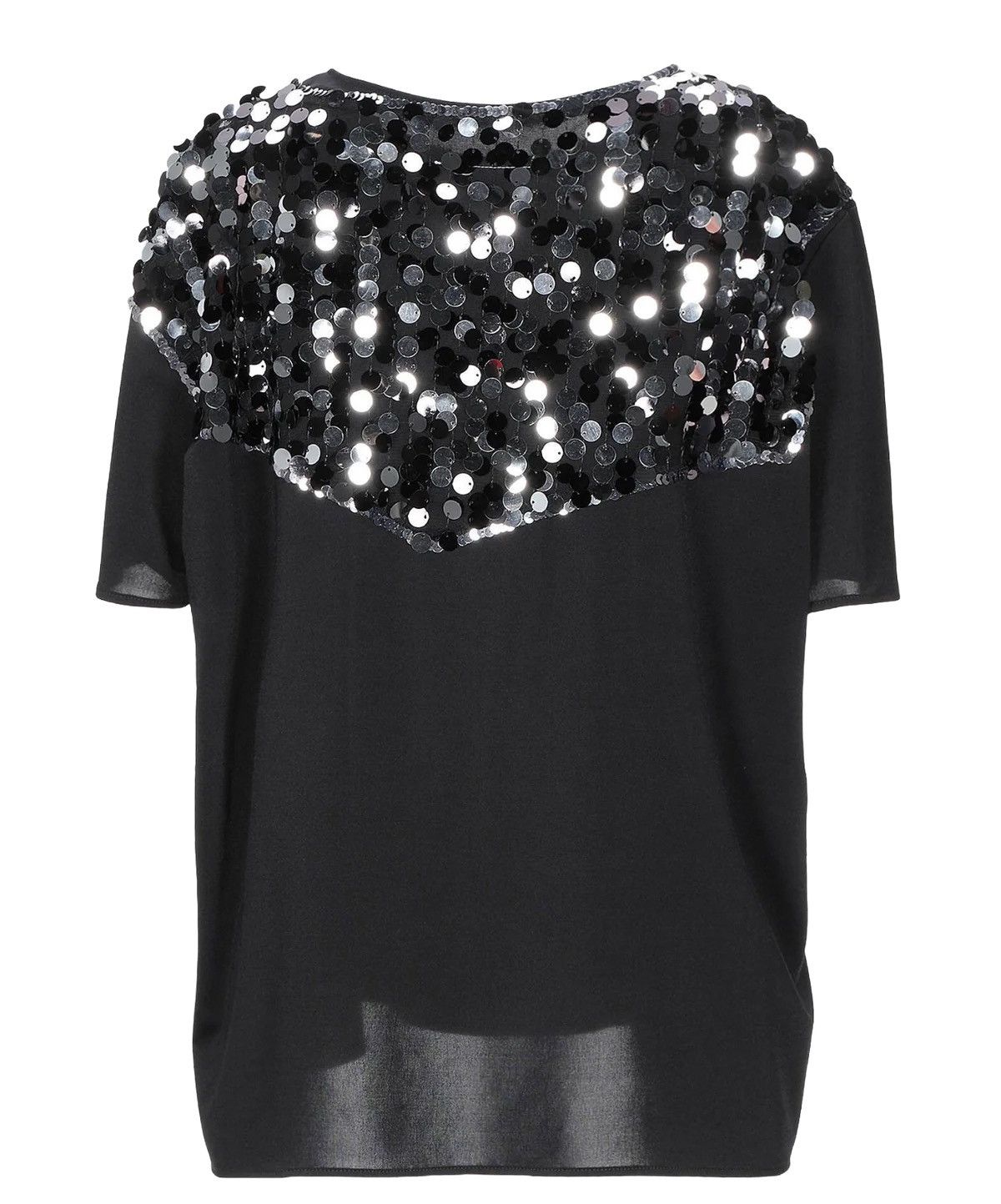 Maison Margiela MM6 Margiela Tee with Black and Silver Sequins Size XS / US 0-2 / IT 36-38 - 2 Thumbnail
