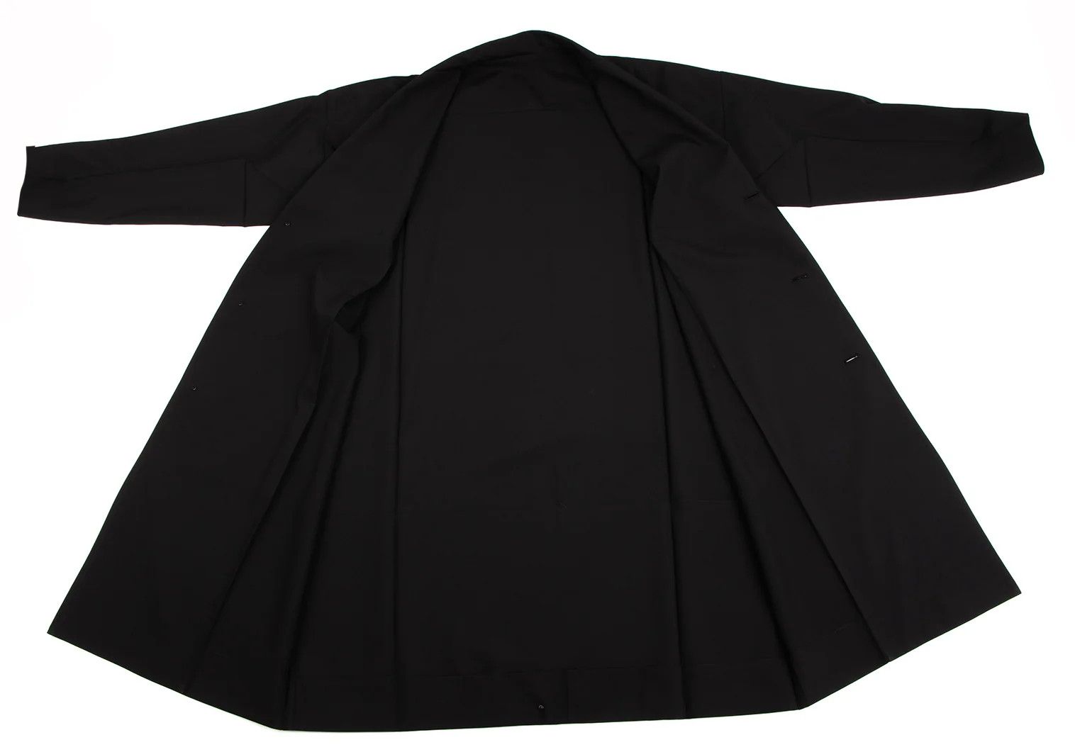 Issey Miyake Flat Pleats Polyester Chester Coat in Black Size 3 Size US L / EU 52-54 / 3 - 9 Thumbnail