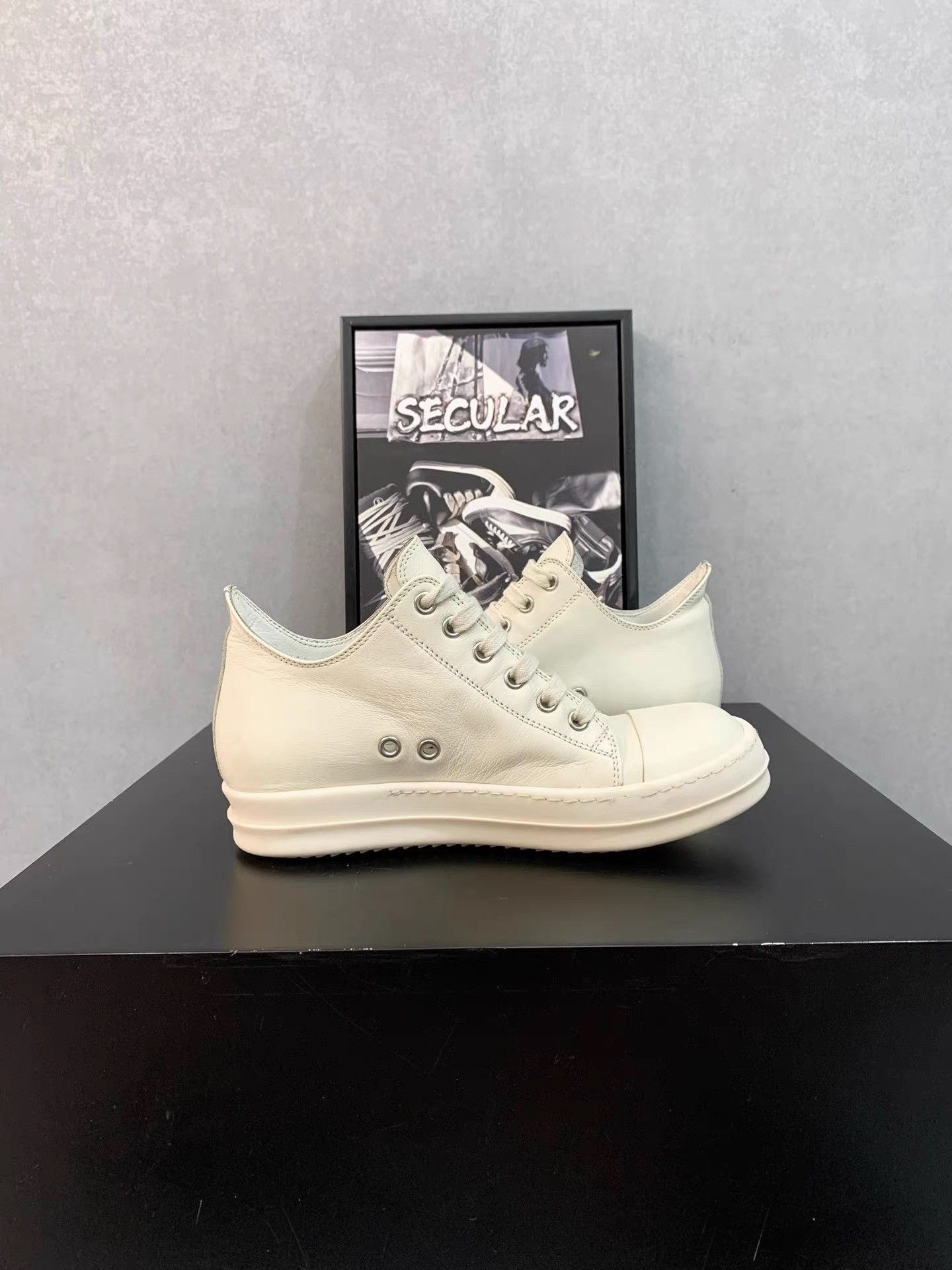 Rick Owens Rick Owens Mainline Leather Converse K34 Size US 5.5 / IT 35.5 - 6 Thumbnail