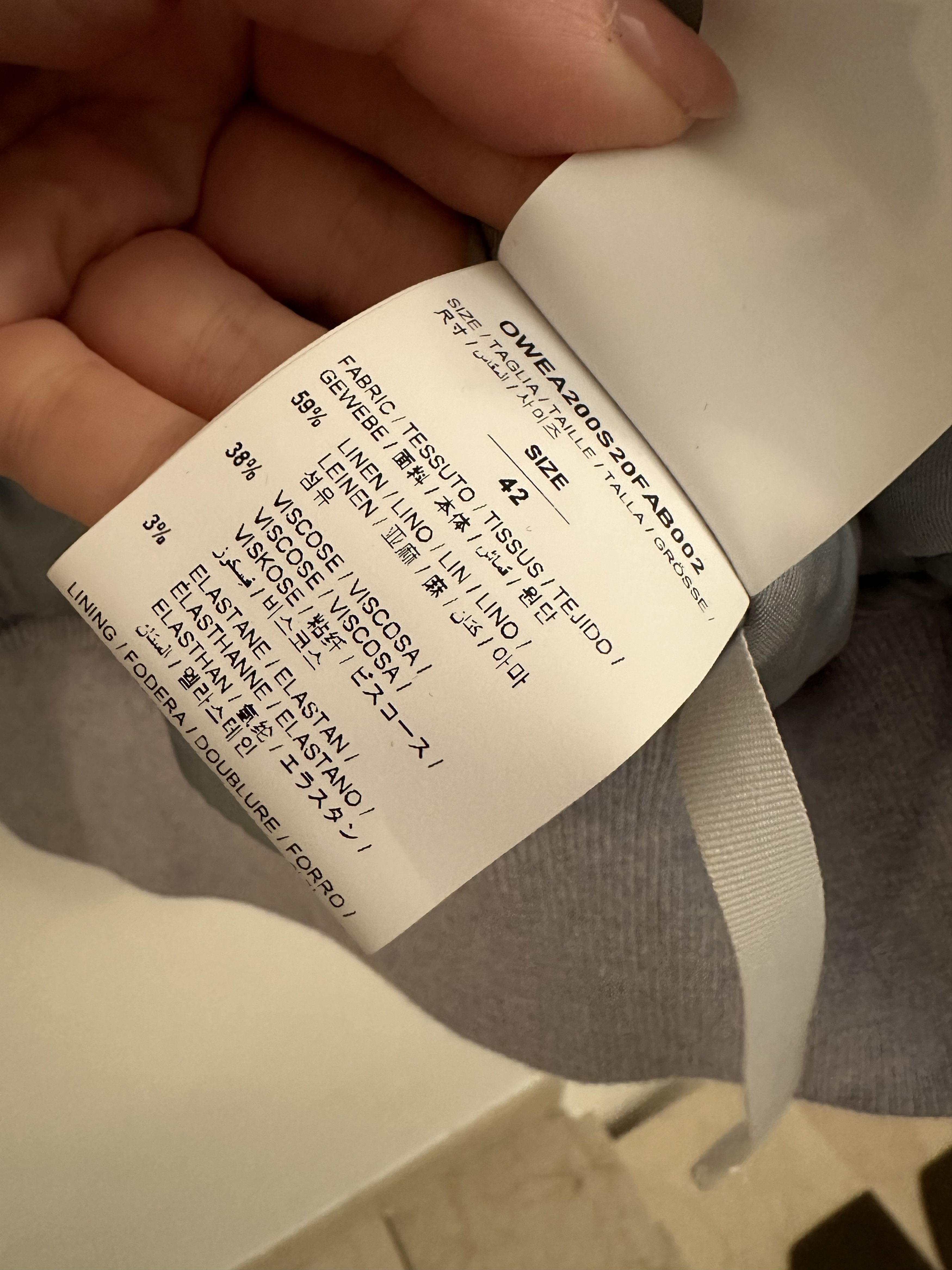 Off-White Off White by Virgil Abloth Bomber light blue Size M / US 6-8 / IT 42-44 - 5 Thumbnail