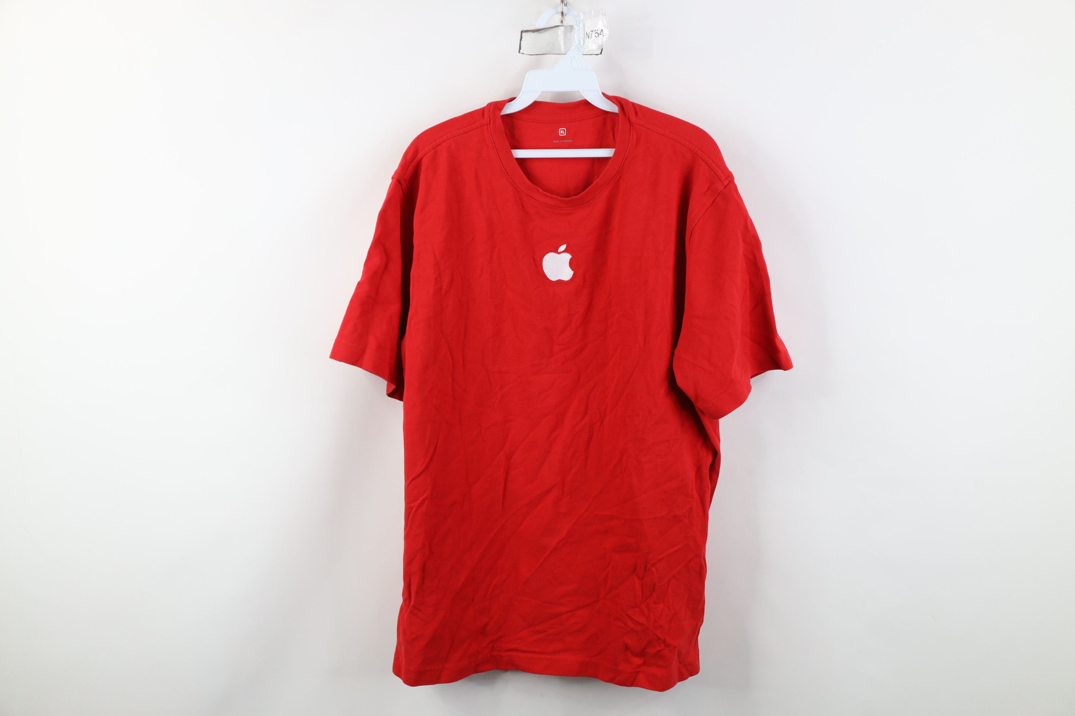 Apple Vintage Y2K Apple Company Apple Logo Thermal Knit T-Shirt Size US XL / EU 56 / 4 - 1 Thumbnail