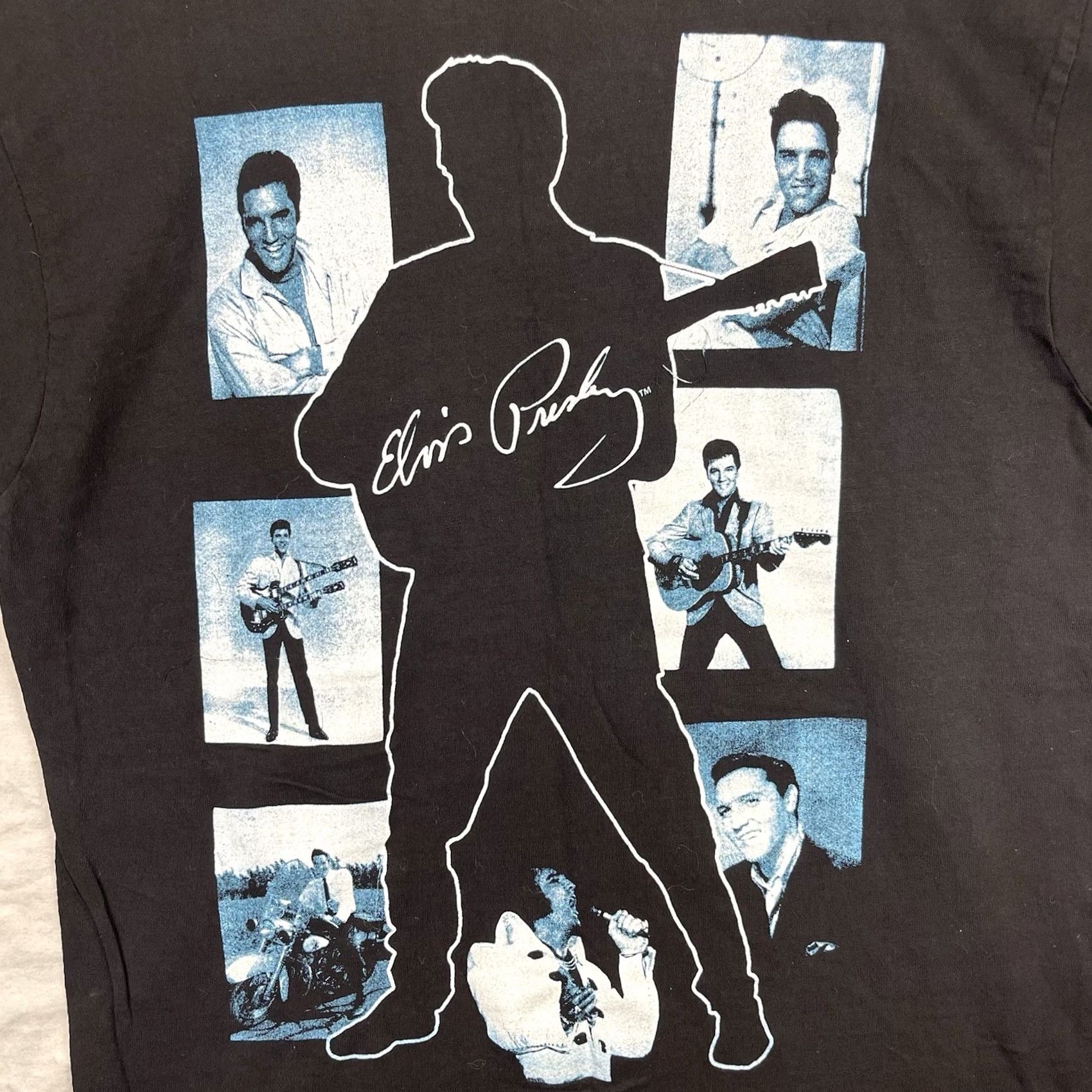 Vintage Vintage Elvis Presley Shirt Men XL Rock n Roll Rockabilly Greaser Shirt XL Black Cotton Logo Size US XL / EU 56 / 4 - 4 Thumbnail