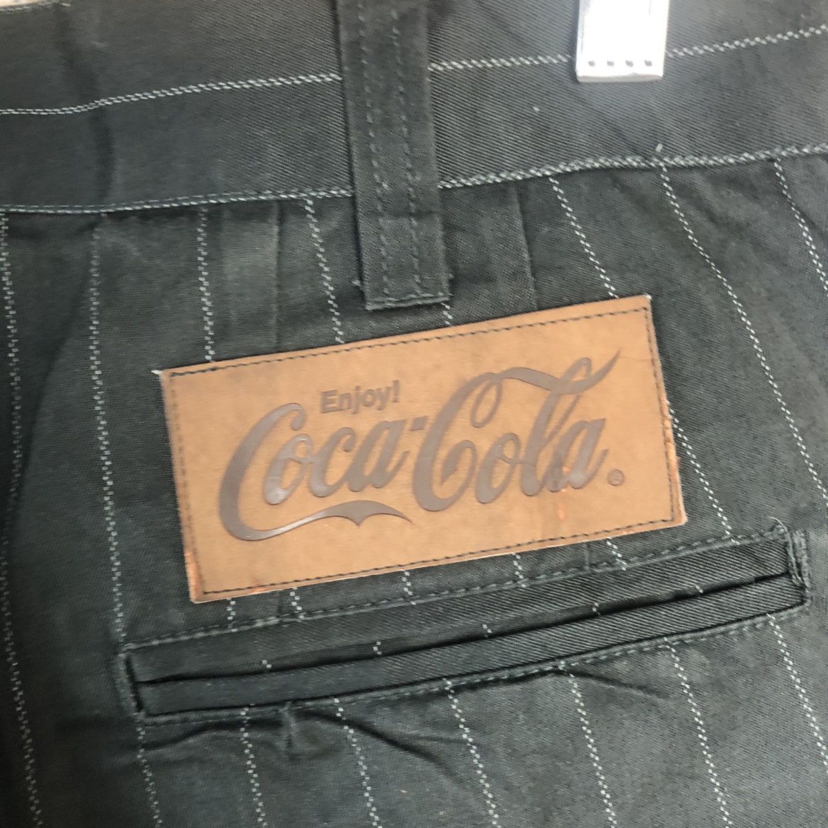 Coca Cola Coca Cola Black Stripe Cargo Multipocket Pants #A88 Size US 31 - 17 Thumbnail