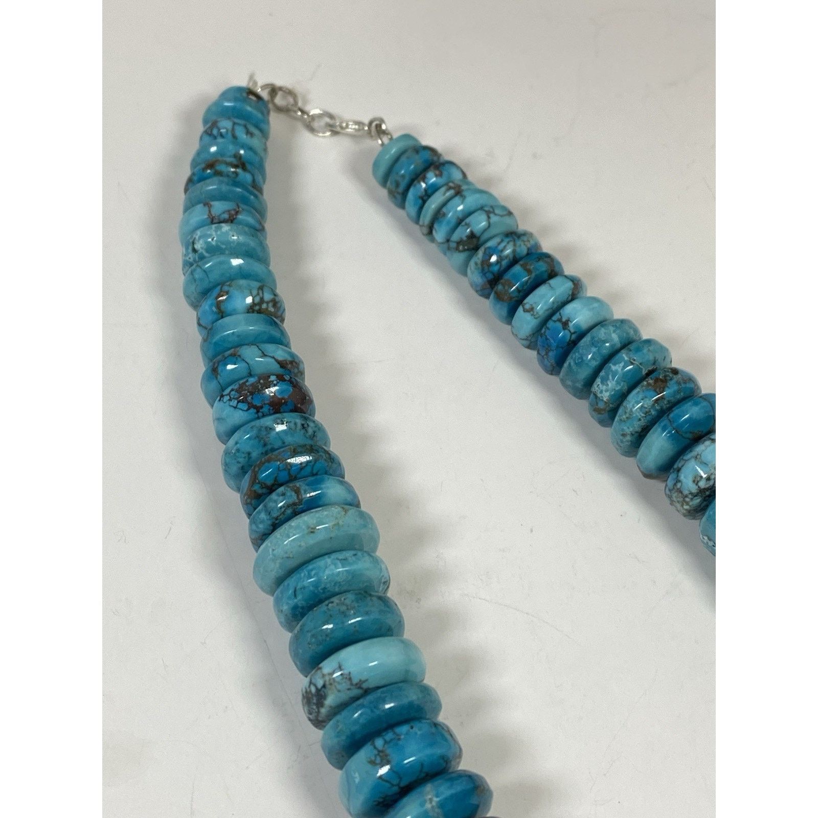 Other Turquoise Disc Necklace w/ Reddish Brown Matrix Size ONE SIZE - 4 Thumbnail