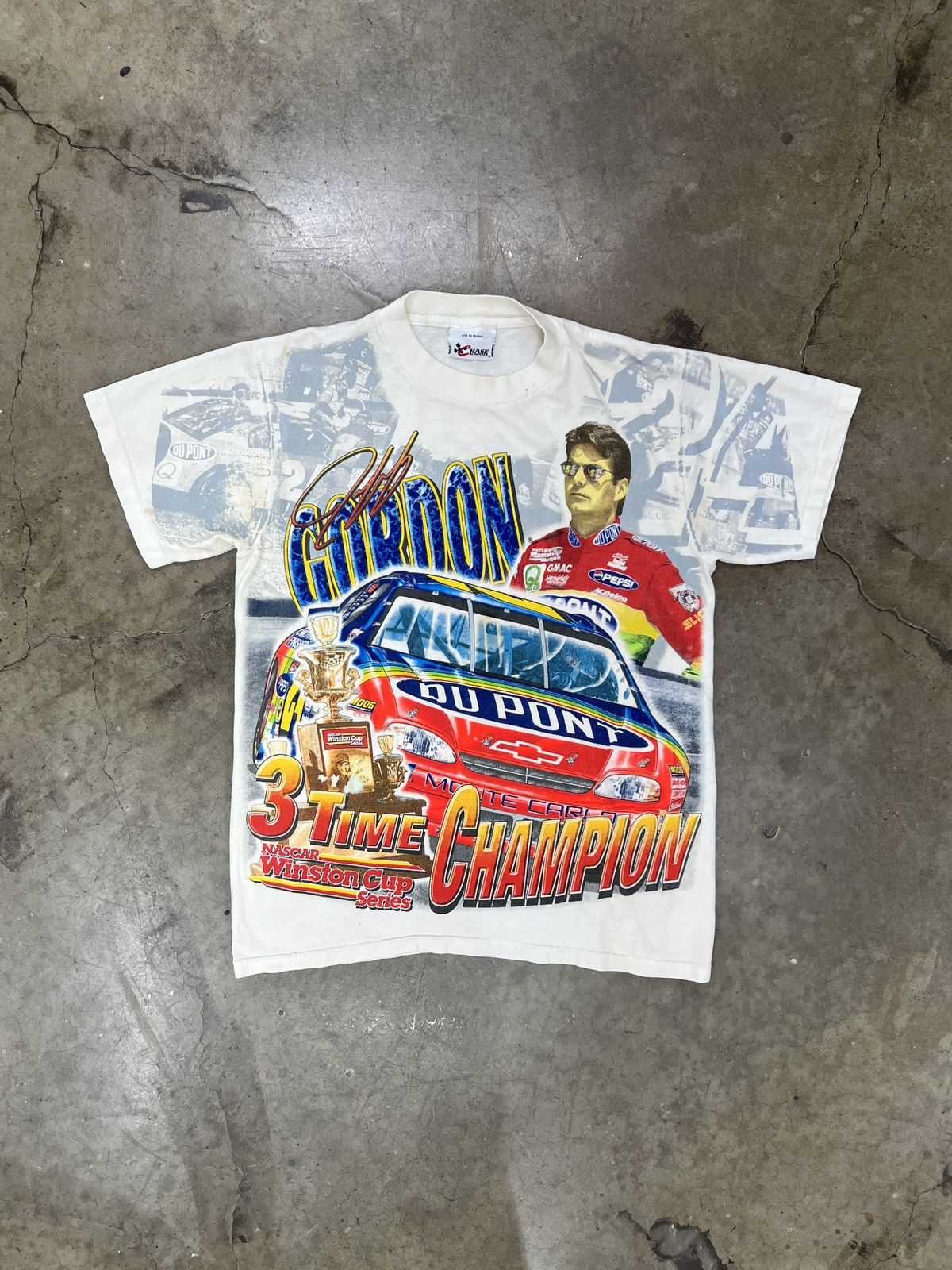 NASCAR Vintage NASCAR AOP Jeff Gordon Champion Racing Tee Medium Size US M / EU 48-50 / 2 - 2 Thumbnail