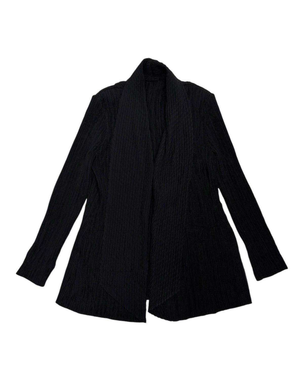 Issey Miyake × Japanese Brand × Pleats Please Issey Miyake PLEATED PLEASE ISSEY MIYAKE STYLE DESIGN DRAPE JACKET Size S / US 4 / IT 40 - 7 Thumbnail
