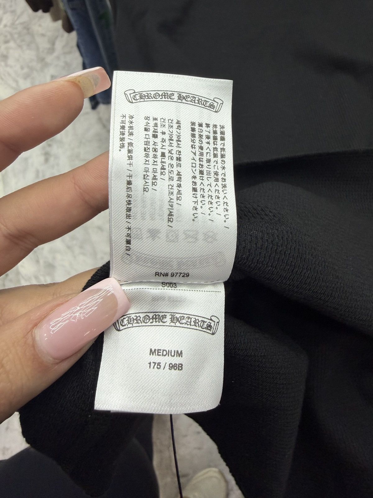 Chrome Hearts Chrome Hearts Floral Sleeve Waffle Thermal Shirt Size US M / EU 48-50 / 2 - 10 Thumbnail