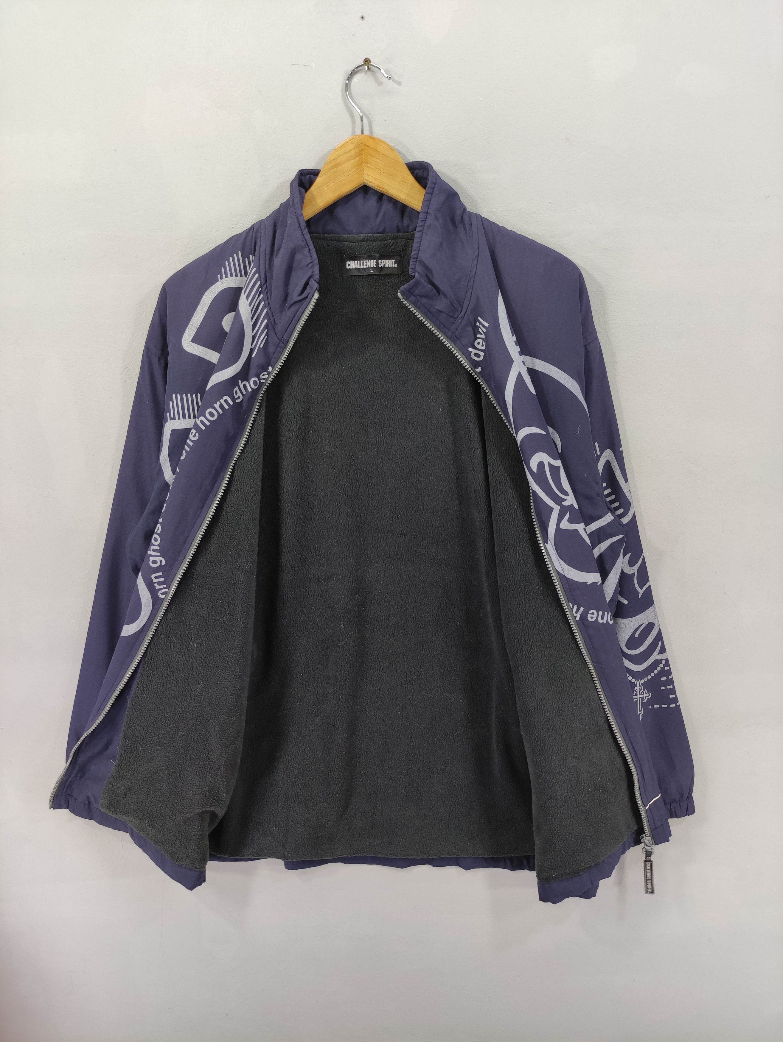 Japanese Brand Vintage One Horn Ghost Devil Jacket Lined Fleece Zipper Size US L / EU 52-54 / 3 - 4 Thumbnail