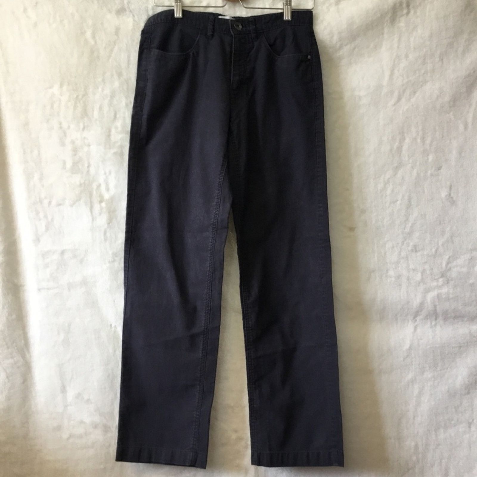 Calvin Klein Calvin Klein Black Men's Straight-Leg Flat Front Chinos Size US 30 / EU 46 - 2 Thumbnail
