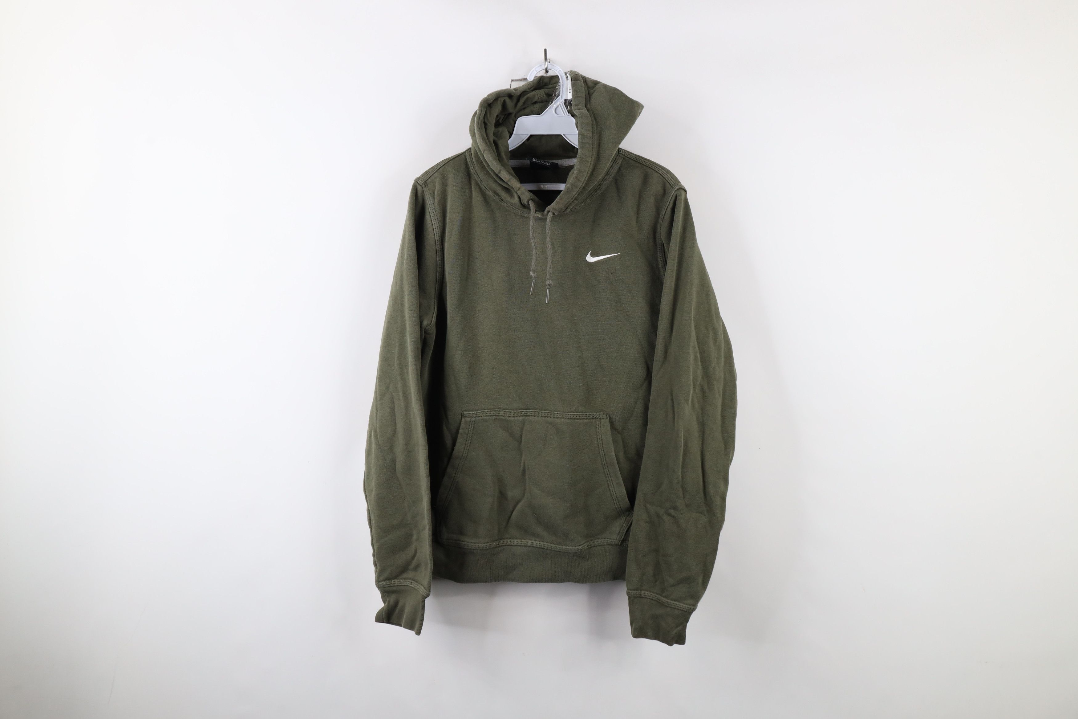 Nike × Vintage Vintage Y2K Nike Sportswear Scott Mini Swoosh Hoodie Green Size US S / EU 44-46 / 1 - 1 Thumbnail