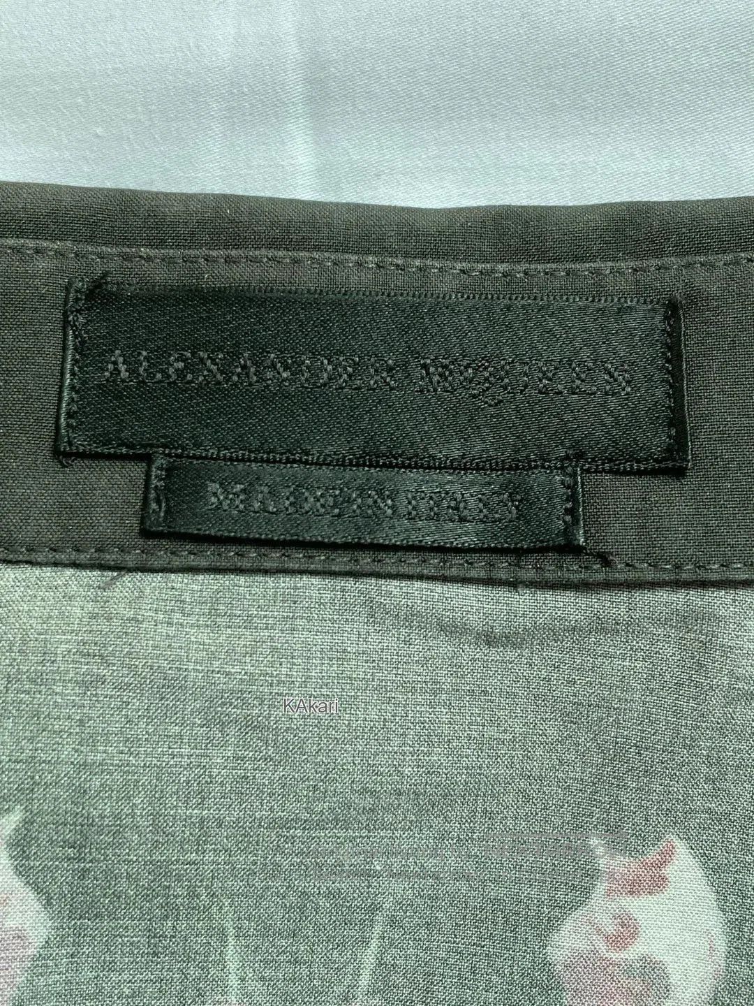 Alexander McQueen Multi Floral Print Long Sleeve Button. Size US M / EU 48-50 / 2 - 4 Thumbnail