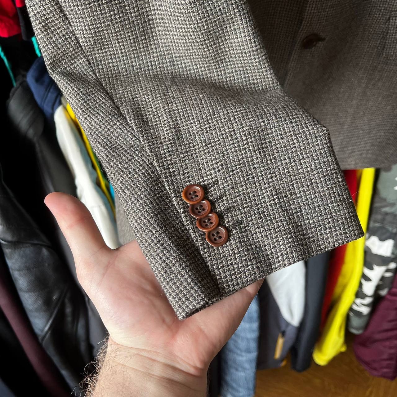 Boggi Boggi Milano x Lanificio Di Tollegno Wool Gray Blazer Size 54R - 4 Thumbnail