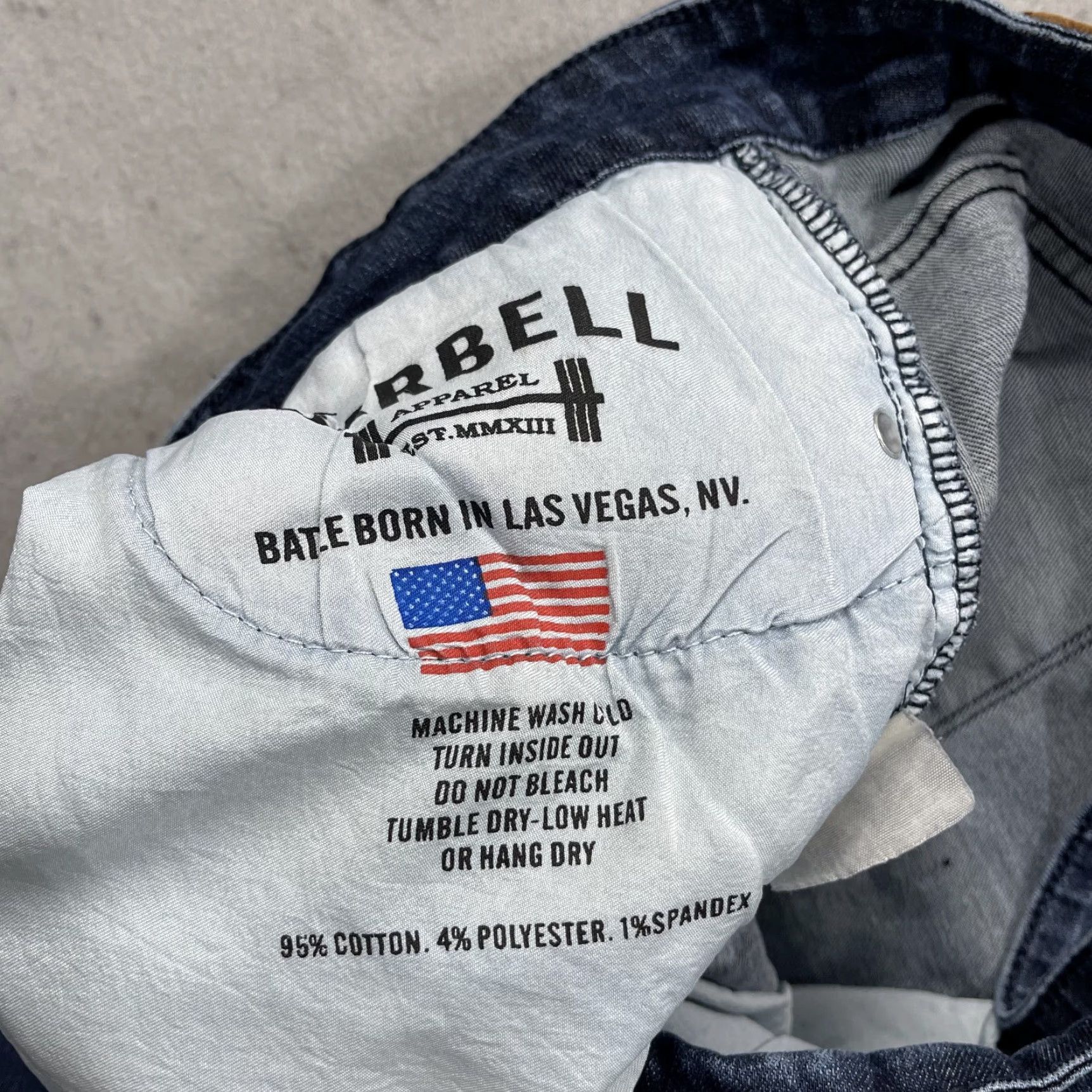 Vintage Barbell Apparel Jeans Mens 34x33 Blue Straight Denim Cotton Blend Casual Modern Size US 34 / EU 50 - 5 Thumbnail