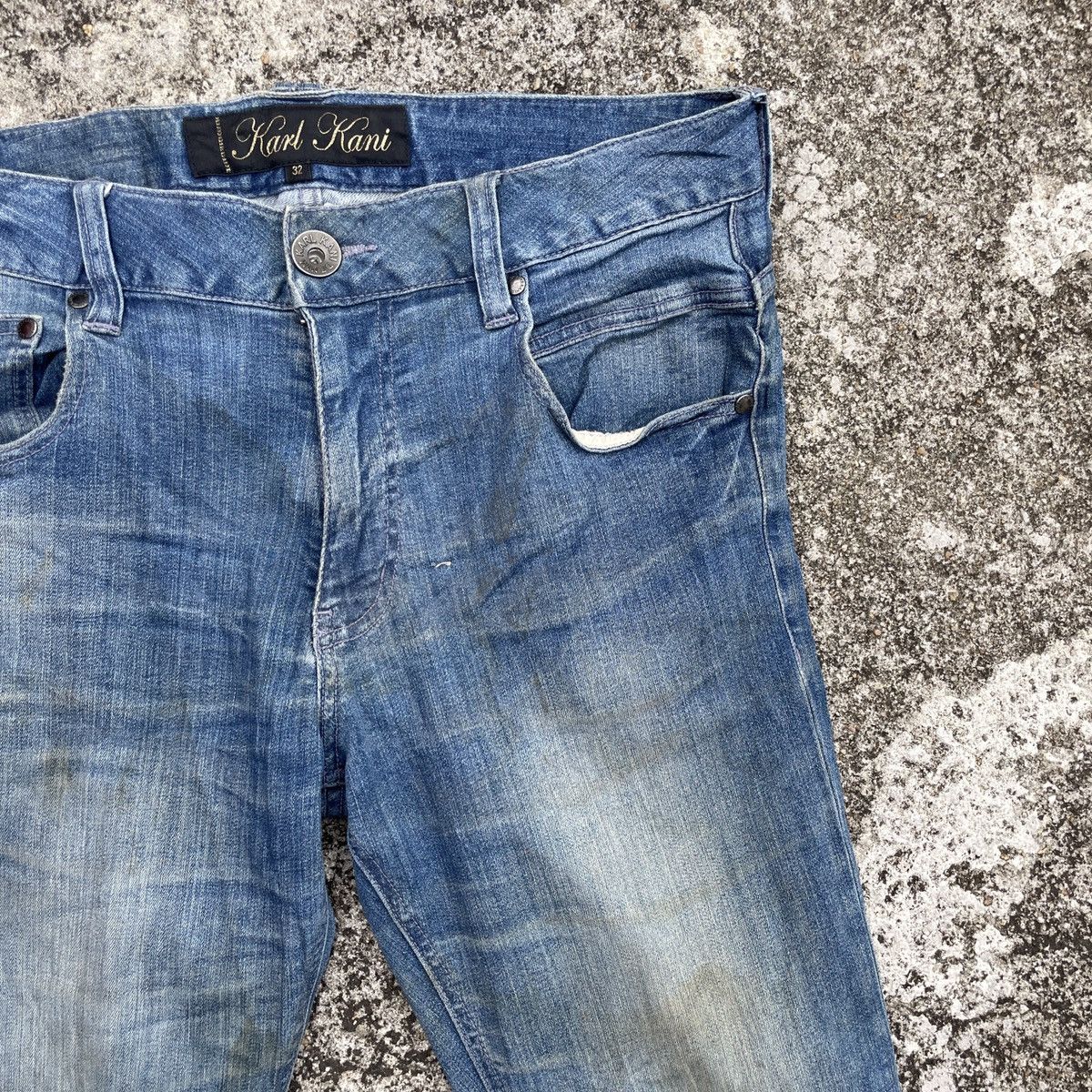 Karl Kani Vintage Karl Kani Distressed Denim Jeans Size US 34 / EU 50 - 2 Thumbnail