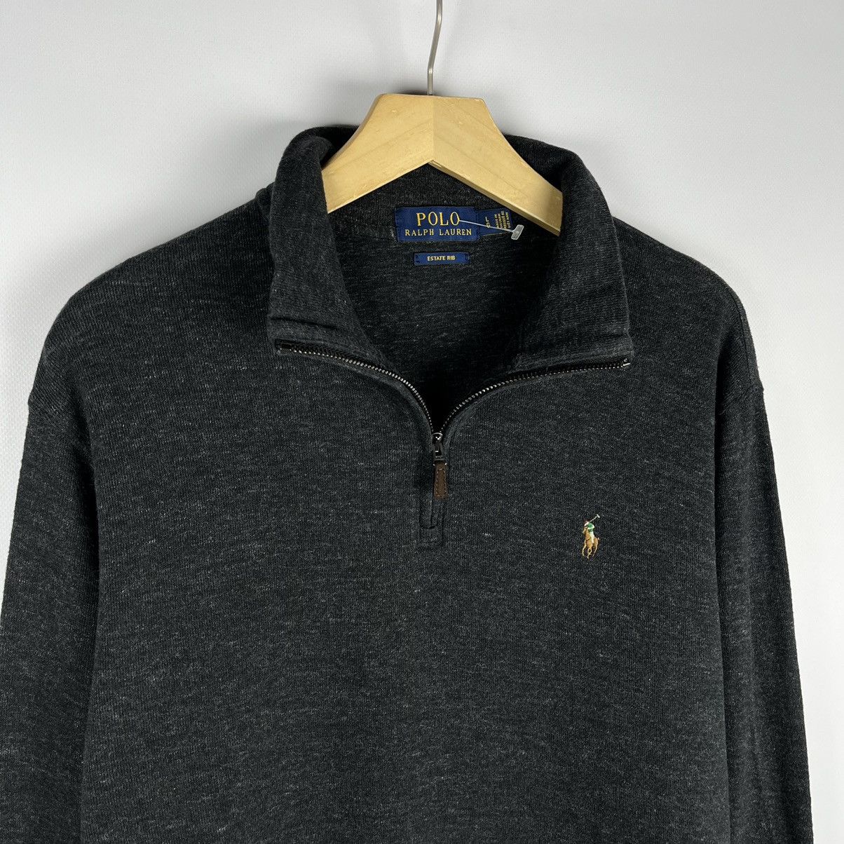 Polo Ralph Lauren Designer Polo Ralph Lauren Estate Rib 1/4 zip sweater Size US L / EU 52-54 / 3 - 2 Thumbnail