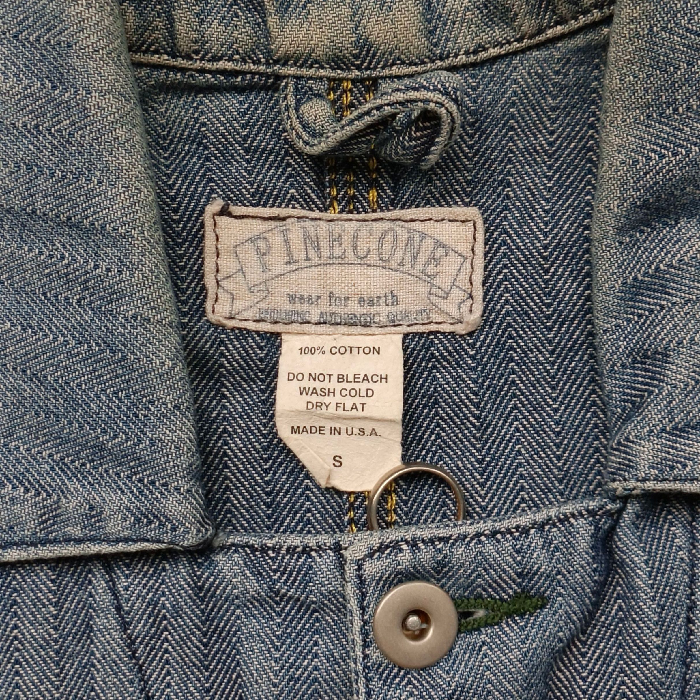 Vintage ‎Vintage Pinecone Chore Jacket Denim Herringbone Twill Size US S / EU 44-46 / 1 - 3 Thumbnail