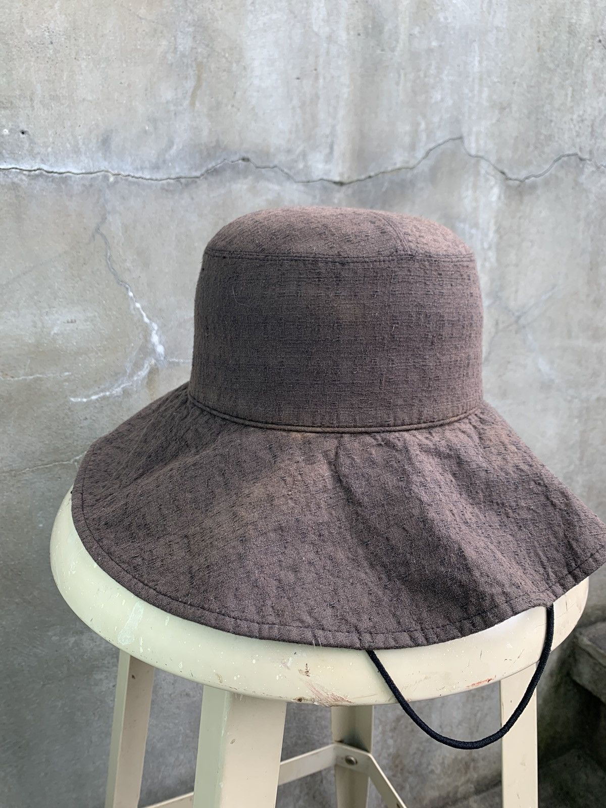 Yohji Yamamoto Farmer Bucket Hat Size ONE SIZE - 2 Thumbnail
