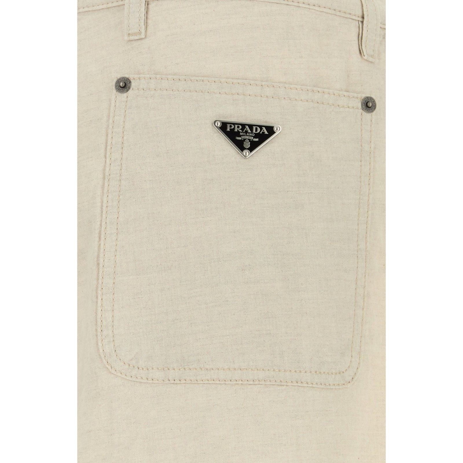 Prada PRADA Melange Ivory Chambray Pants New & Authentic (Men's si Size US 36 / EU 52 - 5 Thumbnail