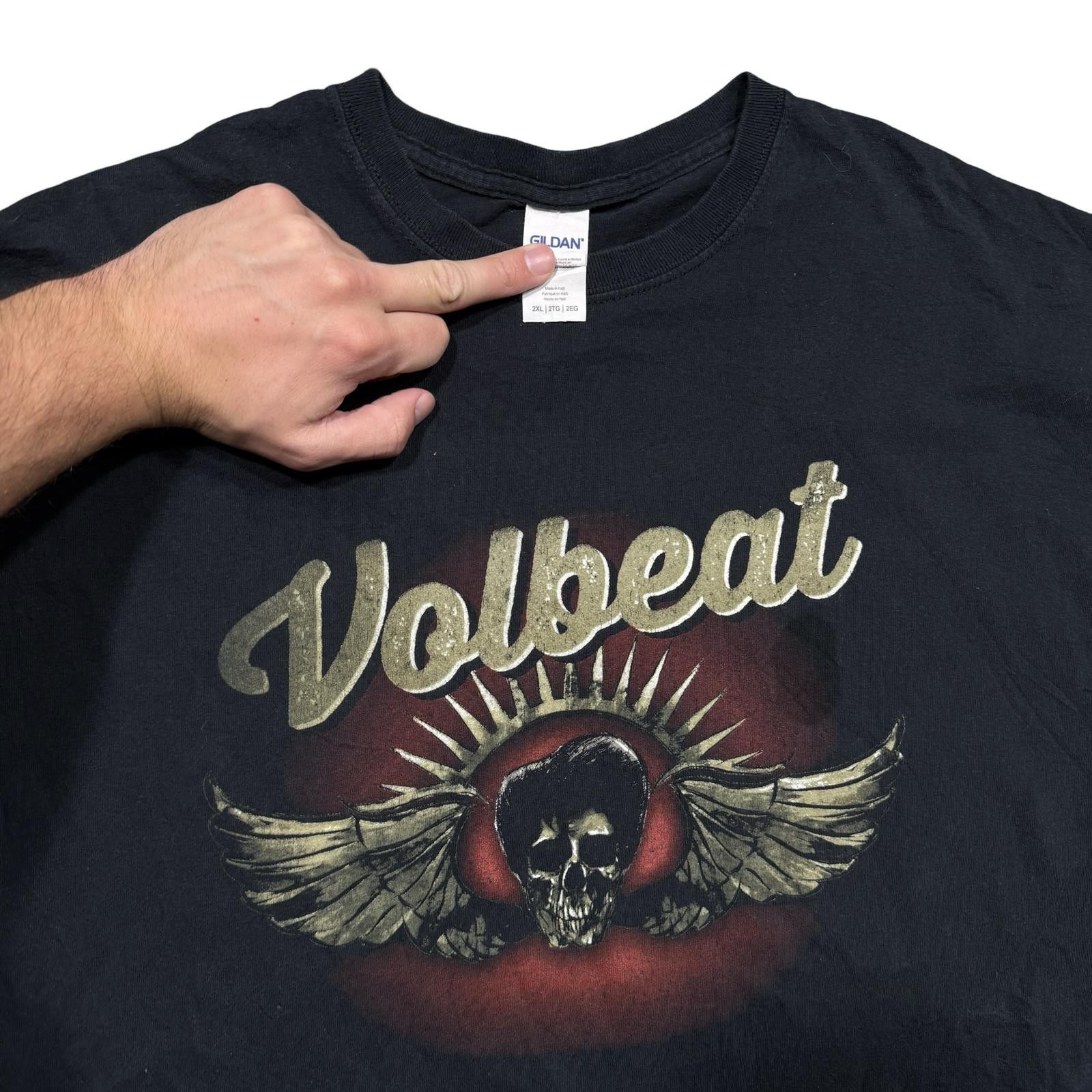 Gildan Volbeat Y2K Graphic Merch T-Shirt Size US XXL / EU 58 / 5 - 2 Thumbnail