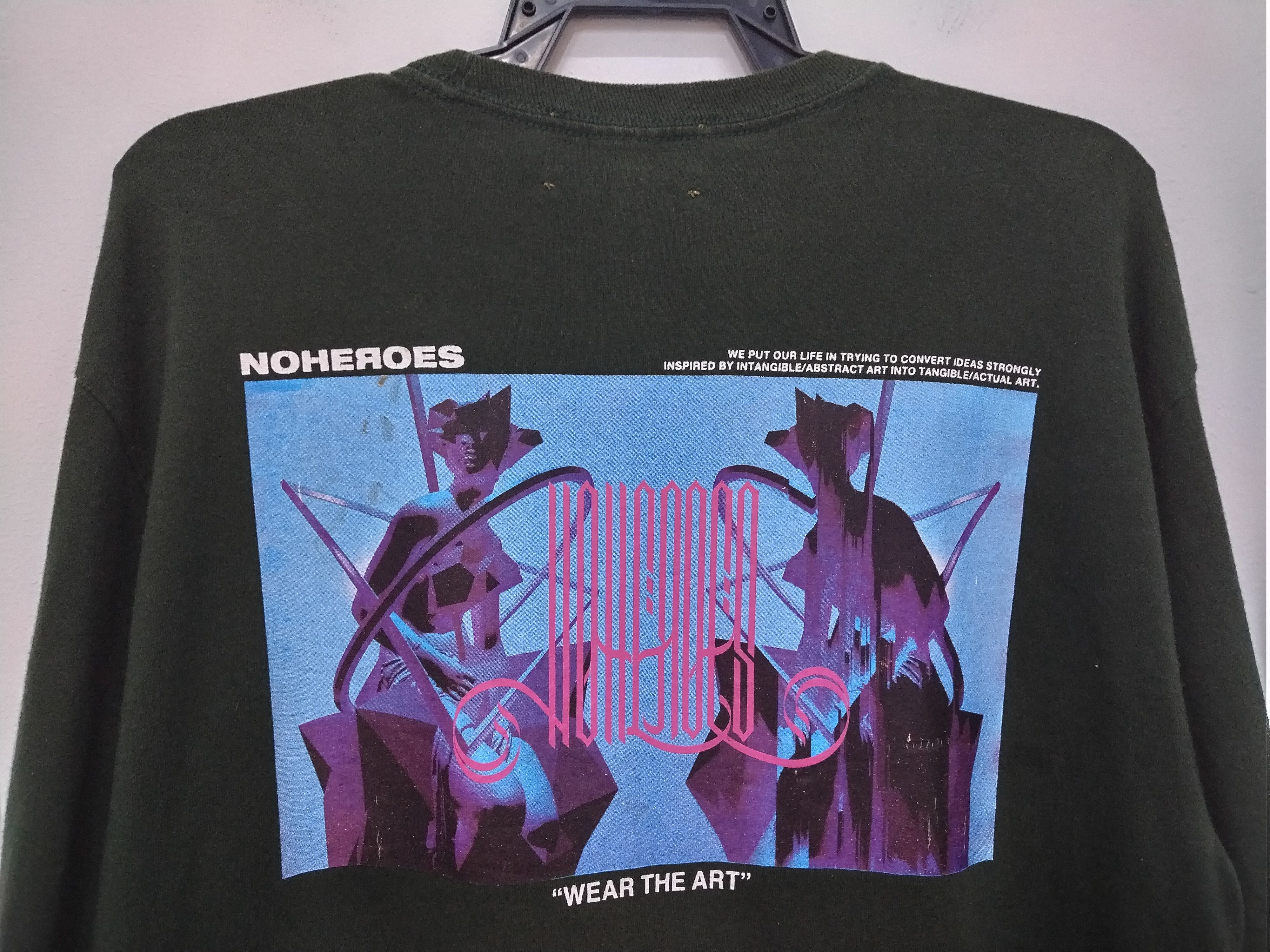 Anime × Art Comes First Awesome big print anime image Noheroes from underground L/S Size US M / EU 48-50 / 2 - 5 Thumbnail