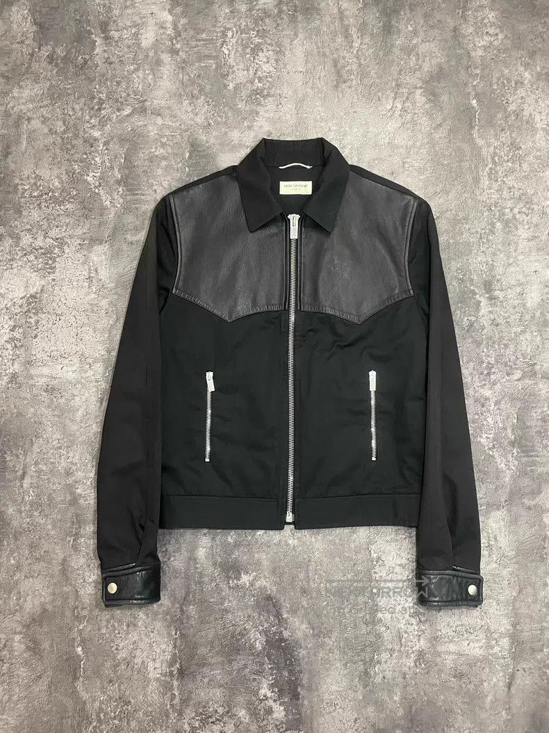 Saint Laurent Paris Saint Laurent Paris Shearling Patchwork Double Zip Pocket Size US S / EU 44-46 / 1 - 1 Thumbnail