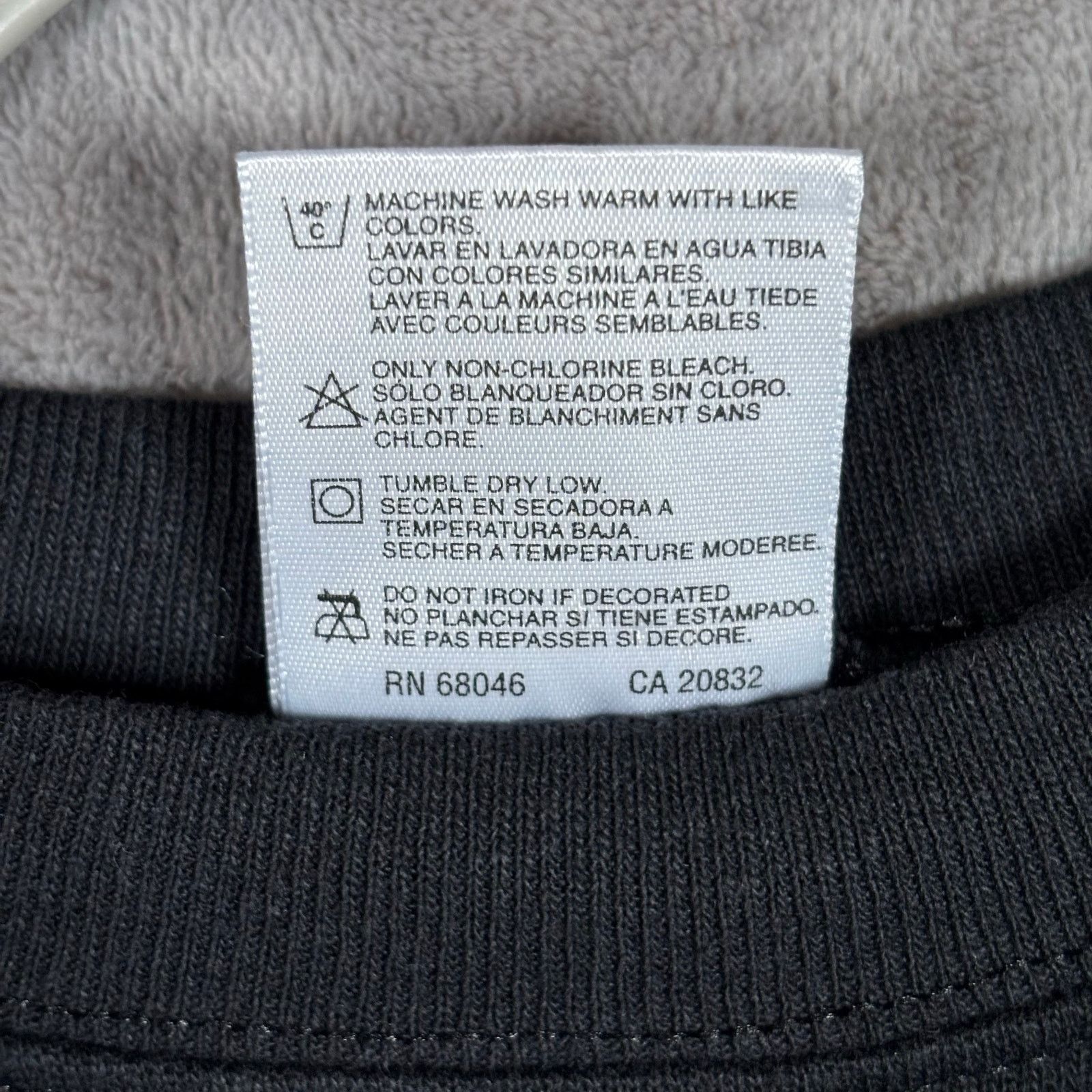 Tultex Vintage Tultex Maximum Sweats Crewneck Black USA Made XL Size US XL / EU 56 / 4 - 4 Thumbnail