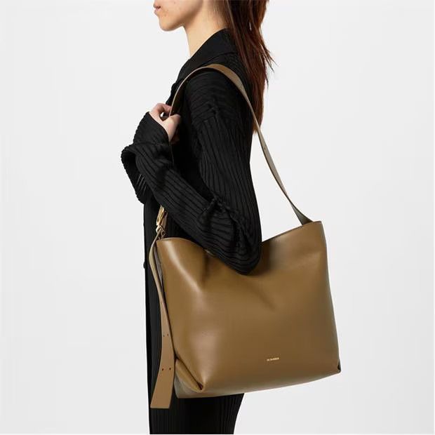 Jil Sander o1g2r1mq1024 Size: OS / Tote Bags in Honey Blonde Size ONE SIZE - 4 Thumbnail