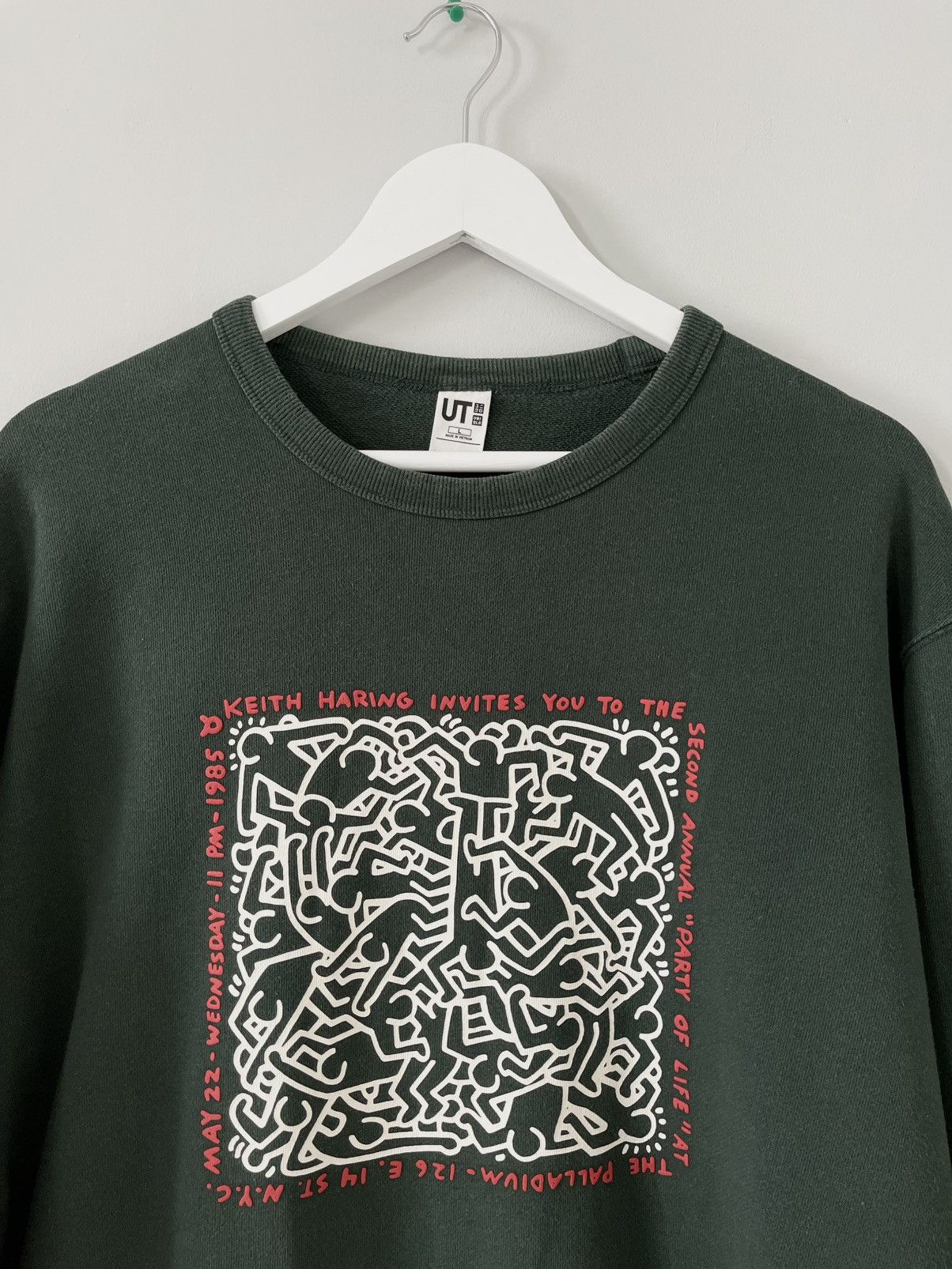 Keith Haring Uniqlo x Keith Haring ’Party of life’ Y2k Sweatshirt Size US L / EU 52-54 / 3 - 4 Thumbnail