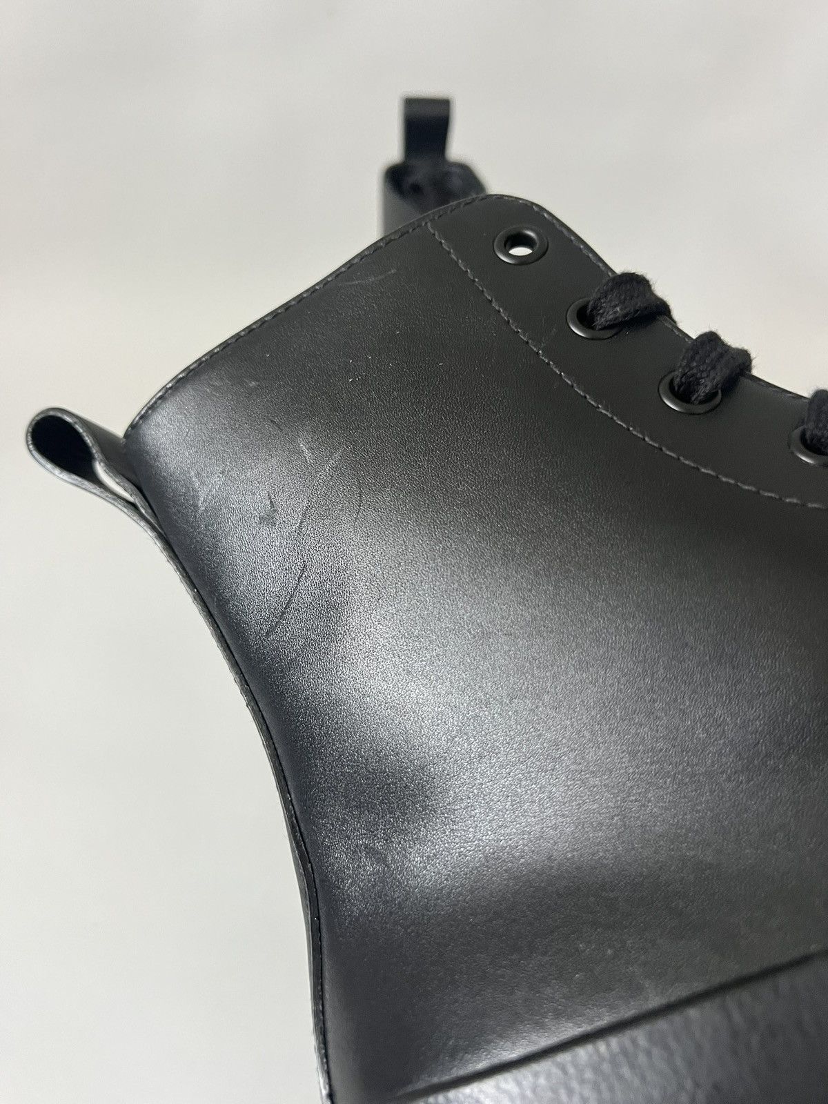 Prada $2.3K VALUE Prada Lace-up Square Toe Boots Size US 11 / EU 44 - 7 Thumbnail