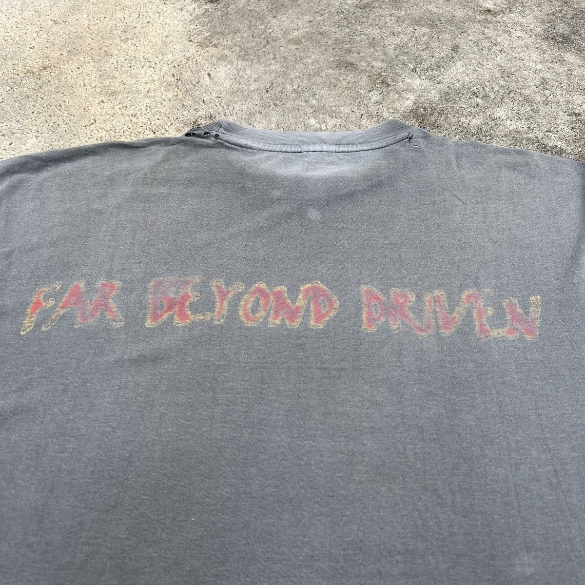 Band Tees Vintage 90s Pantera Far Beyond Driven metal Faded Thrashed Size US XL / EU 56 / 4 - 17 Thumbnail