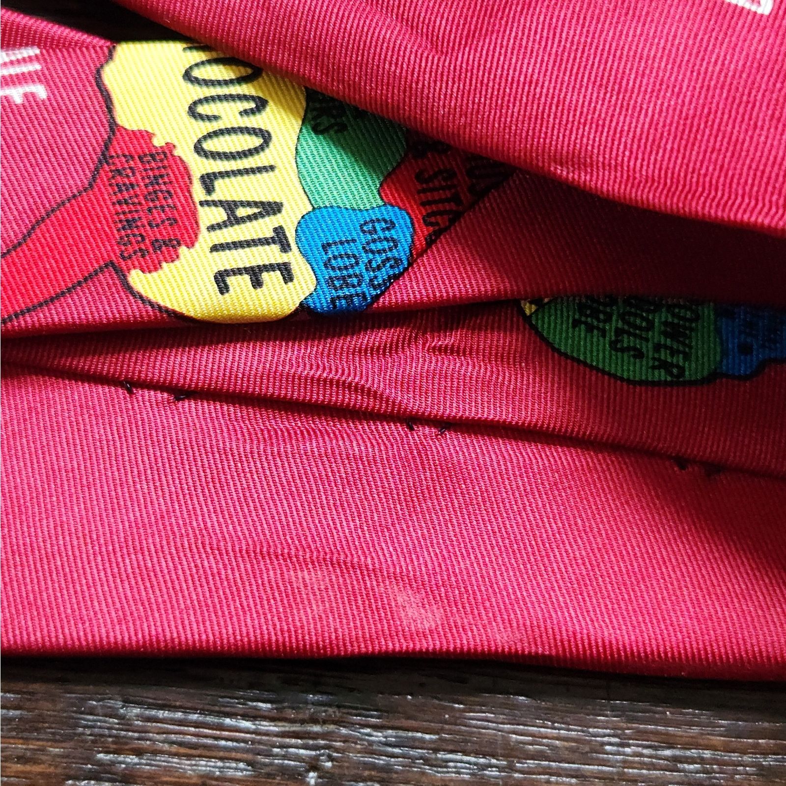 Vintage Vintage Novelty Tie Men's & Women's Brain Gender Sexes Silk Size ONE SIZE - 11 Thumbnail